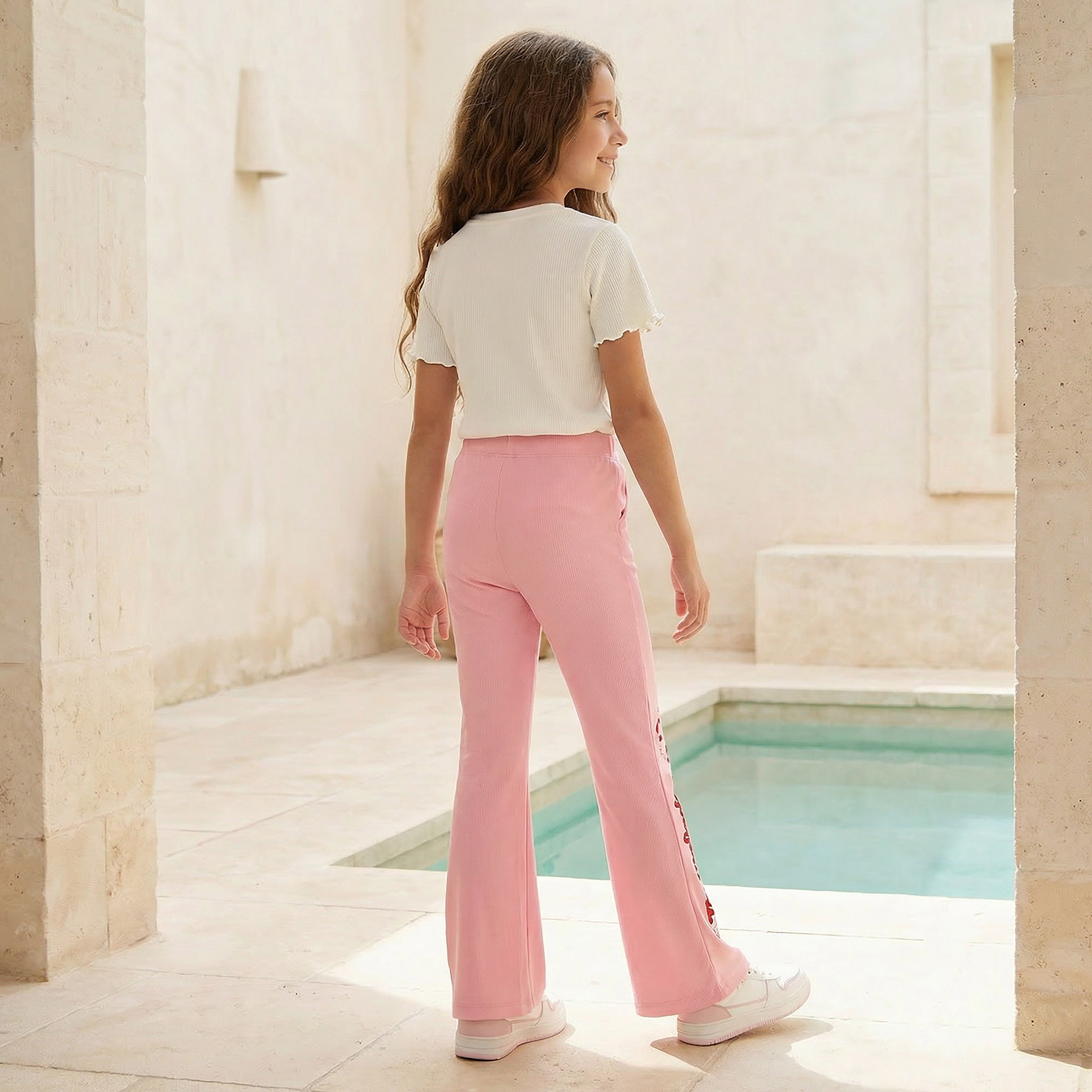 Sanrio Flared Leggings with My Melody Print-girls-clothing-bottoms-leggings-image-3