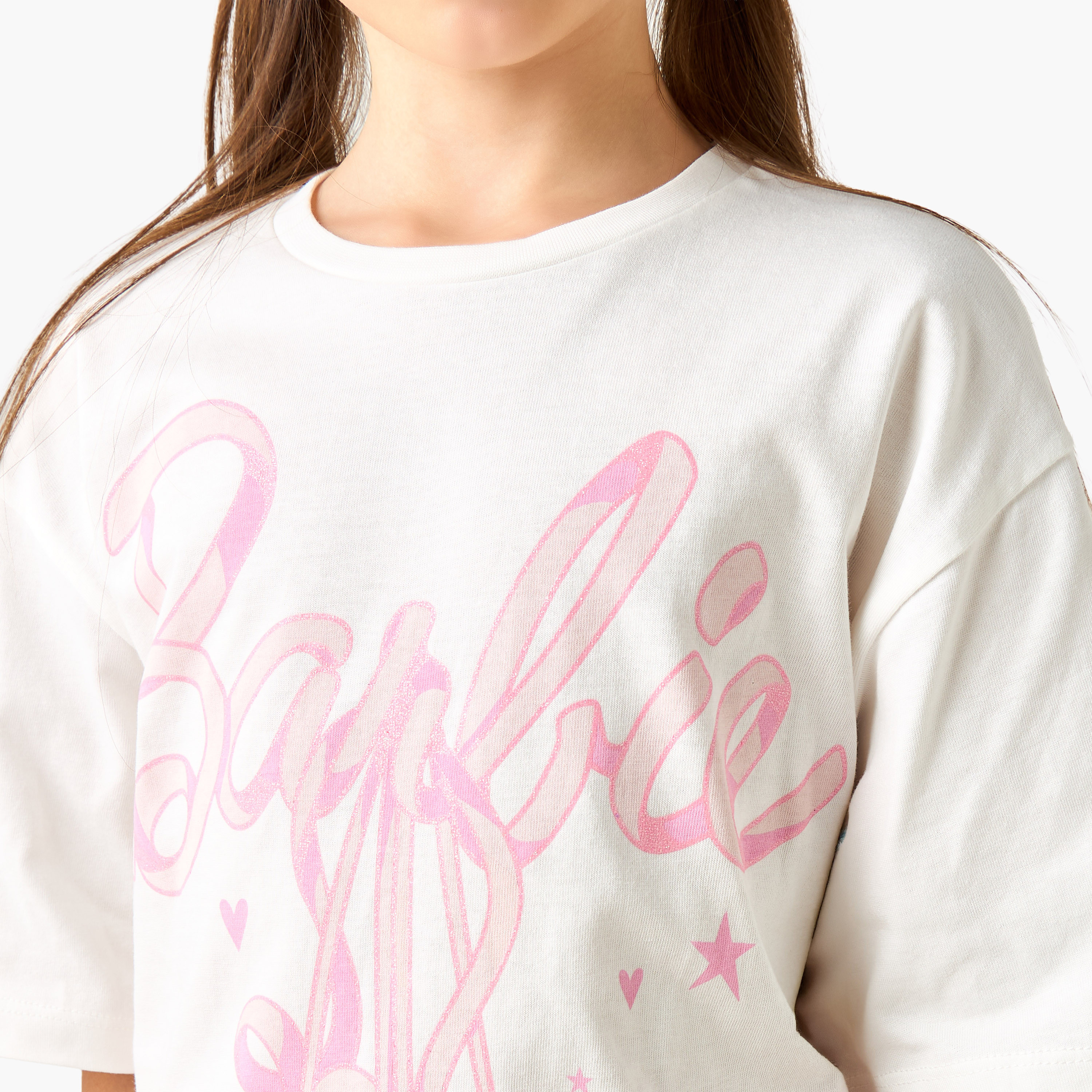 تيشيرت بياقة مستديرة وأكمام قصيرة وطبعات-girls-clothing-tshirts-image-2