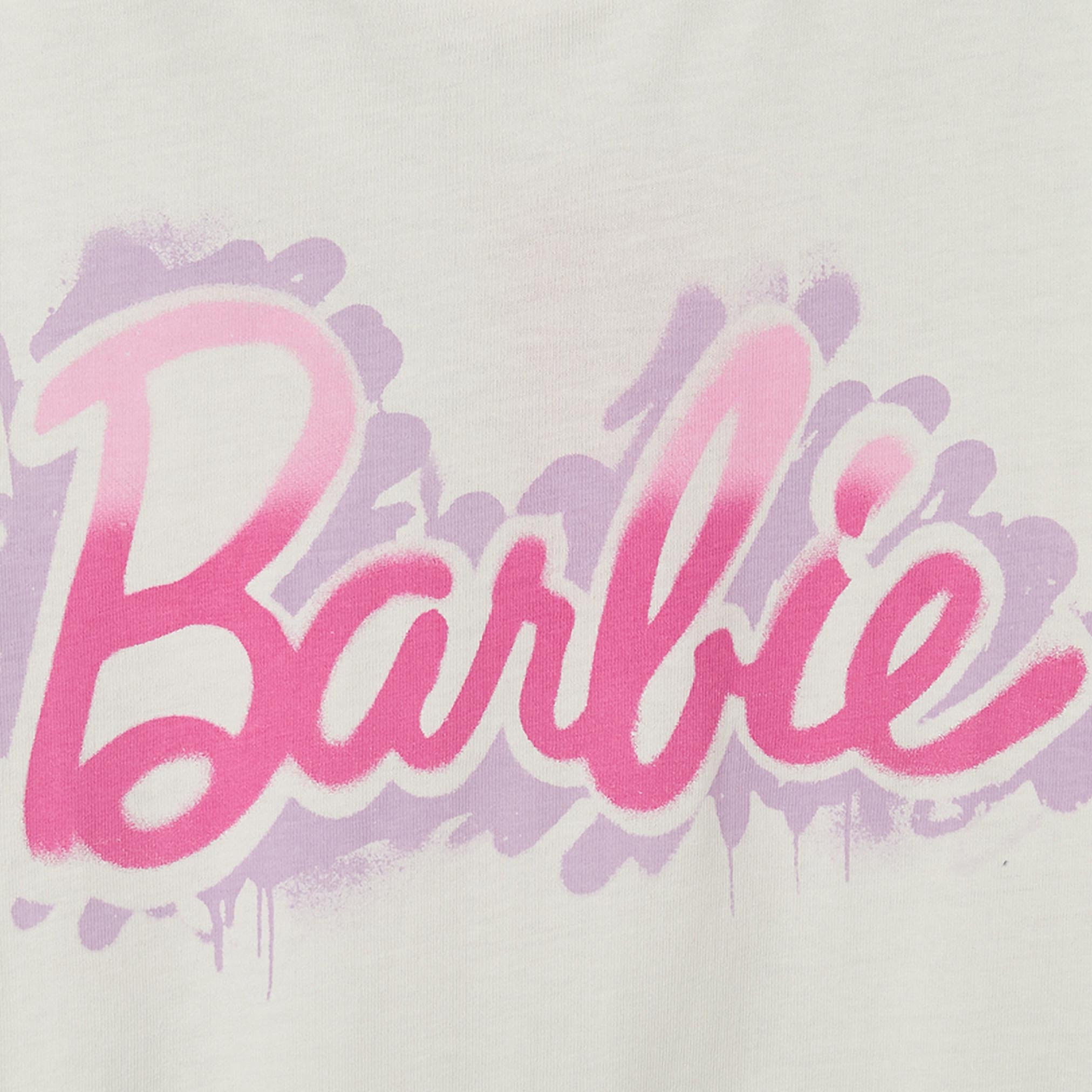 تيشيرت برقبة ضيقة وأكمام قصيرة وطبعات باربي-girls-clothing-tshirts-image-4
