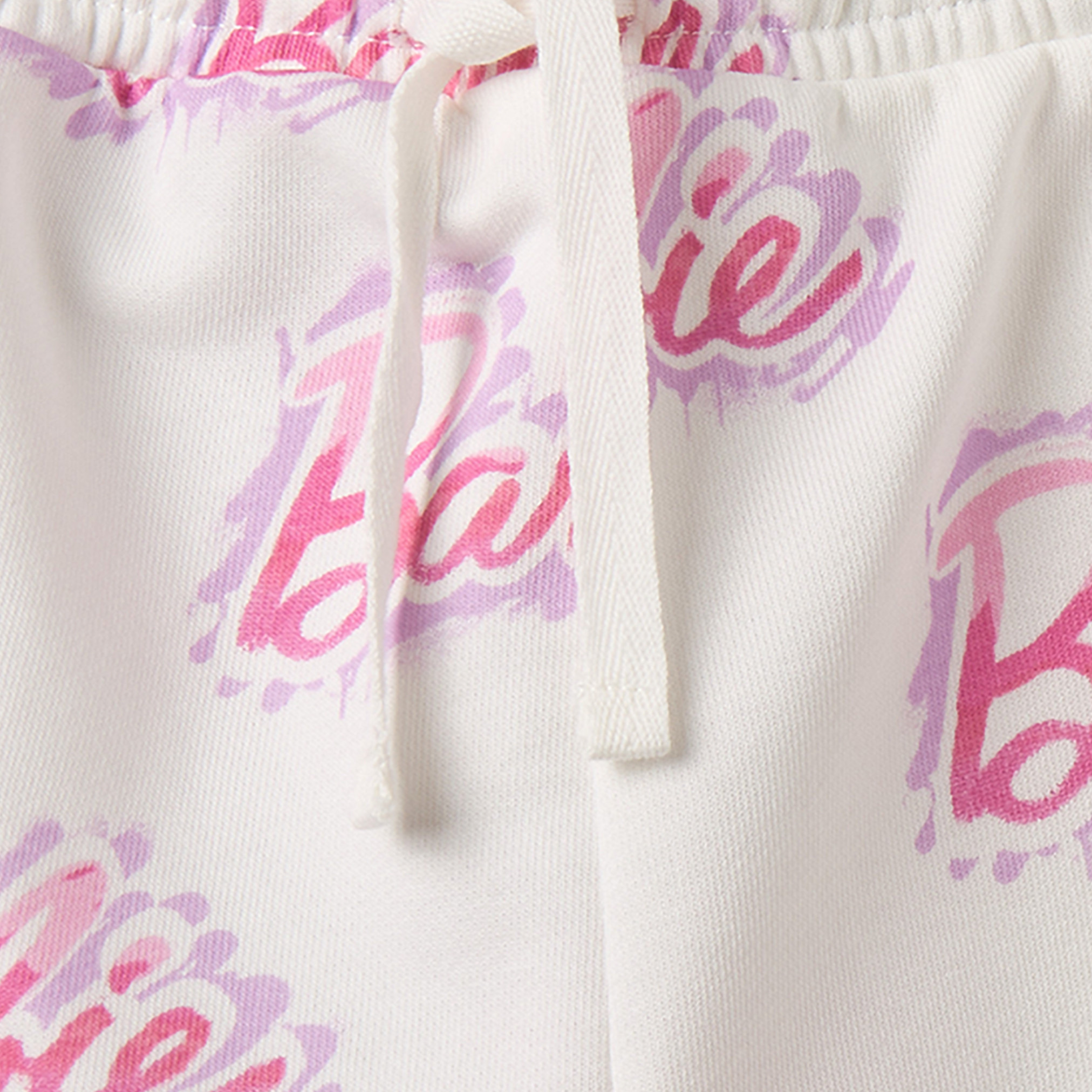 Above Knee Shorts with Barbie Print-girls-clothing-bottoms-shorts-image-4