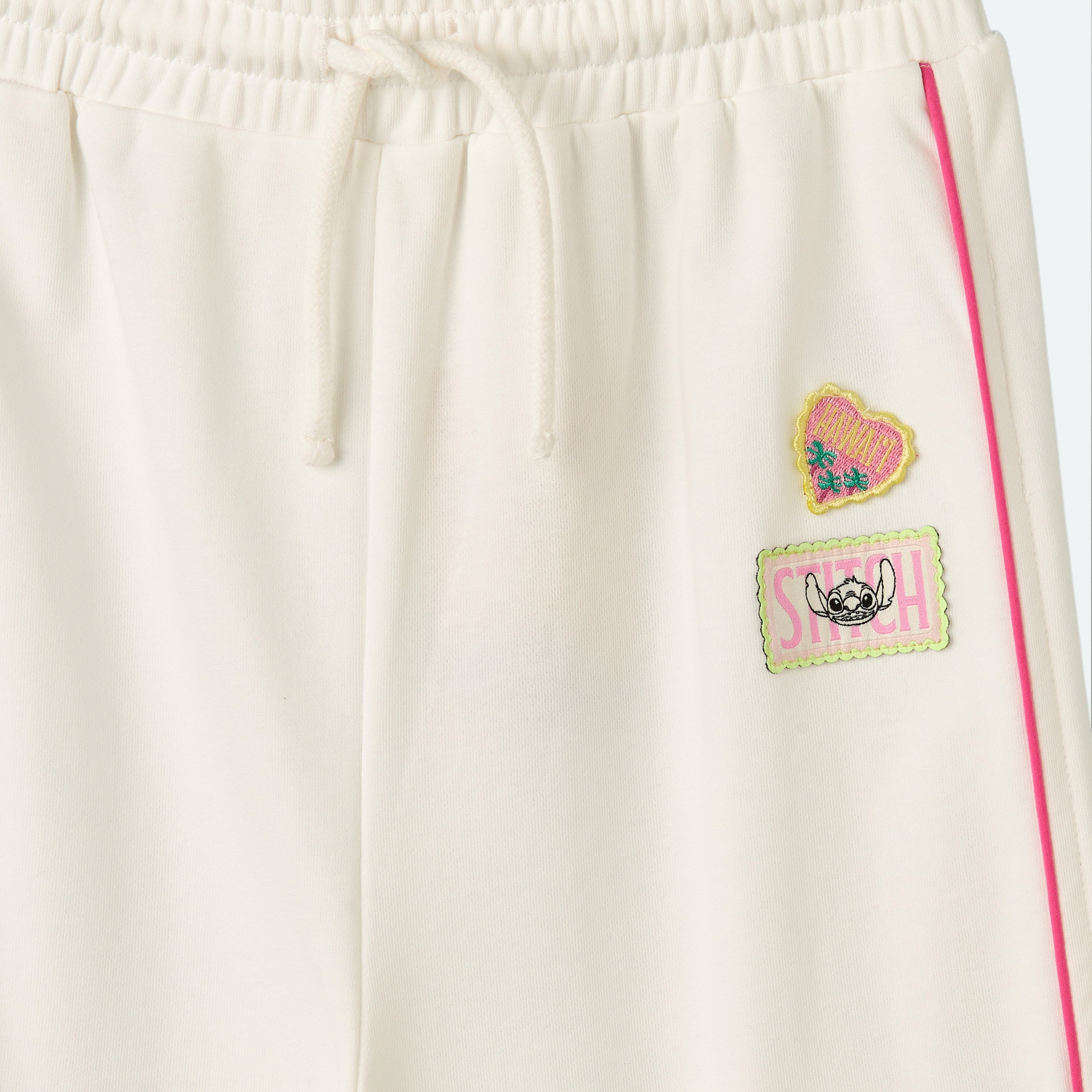 Disney Drawstring Waist Track Pants with Stitch Print-girls-clothing-bottoms-joggersandtrackpants-image-4