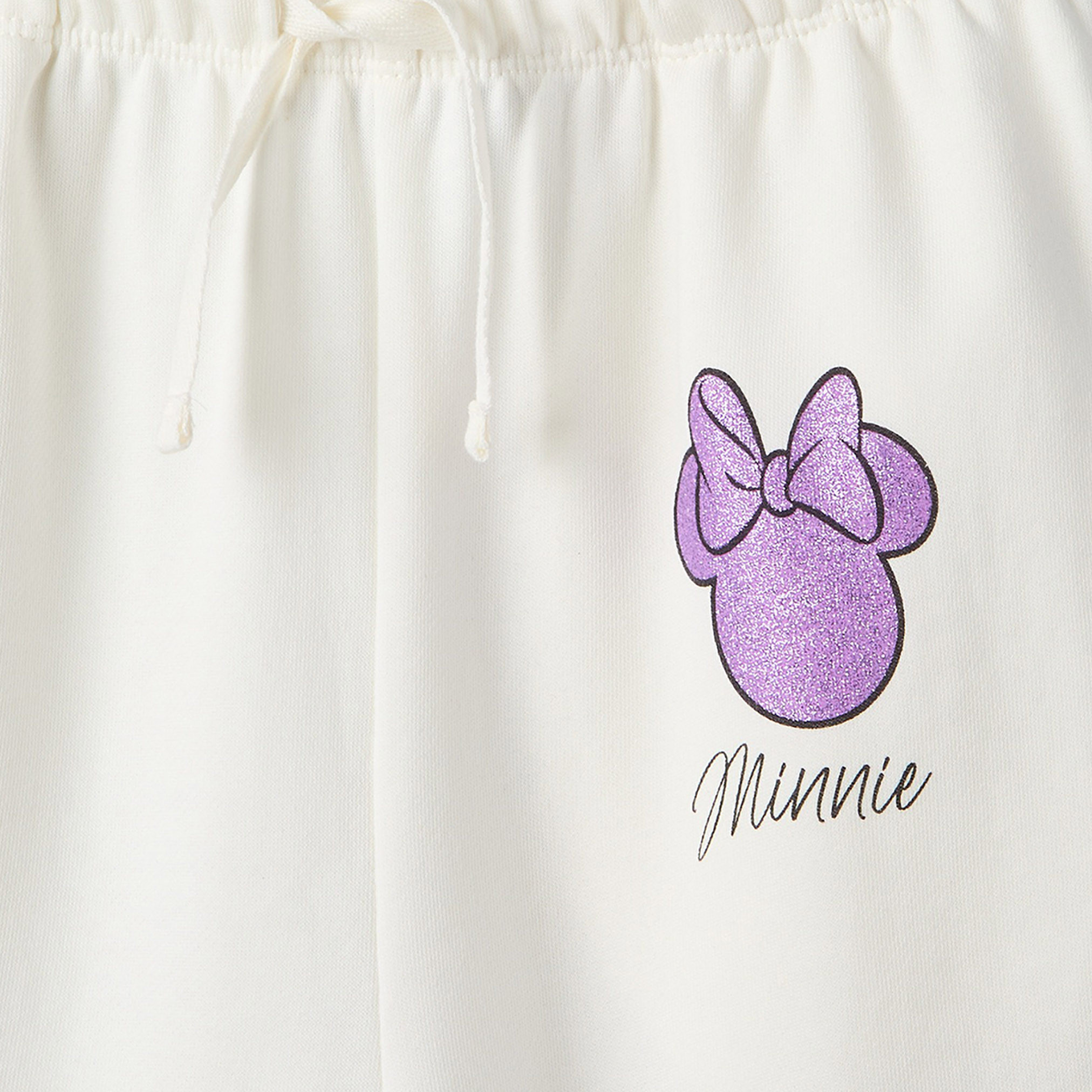 Disney Elasticated Drawstring Waist Track Pants with Minnie Mouse Print-girls-clothing-bottoms-joggersandtrackpants-image-4