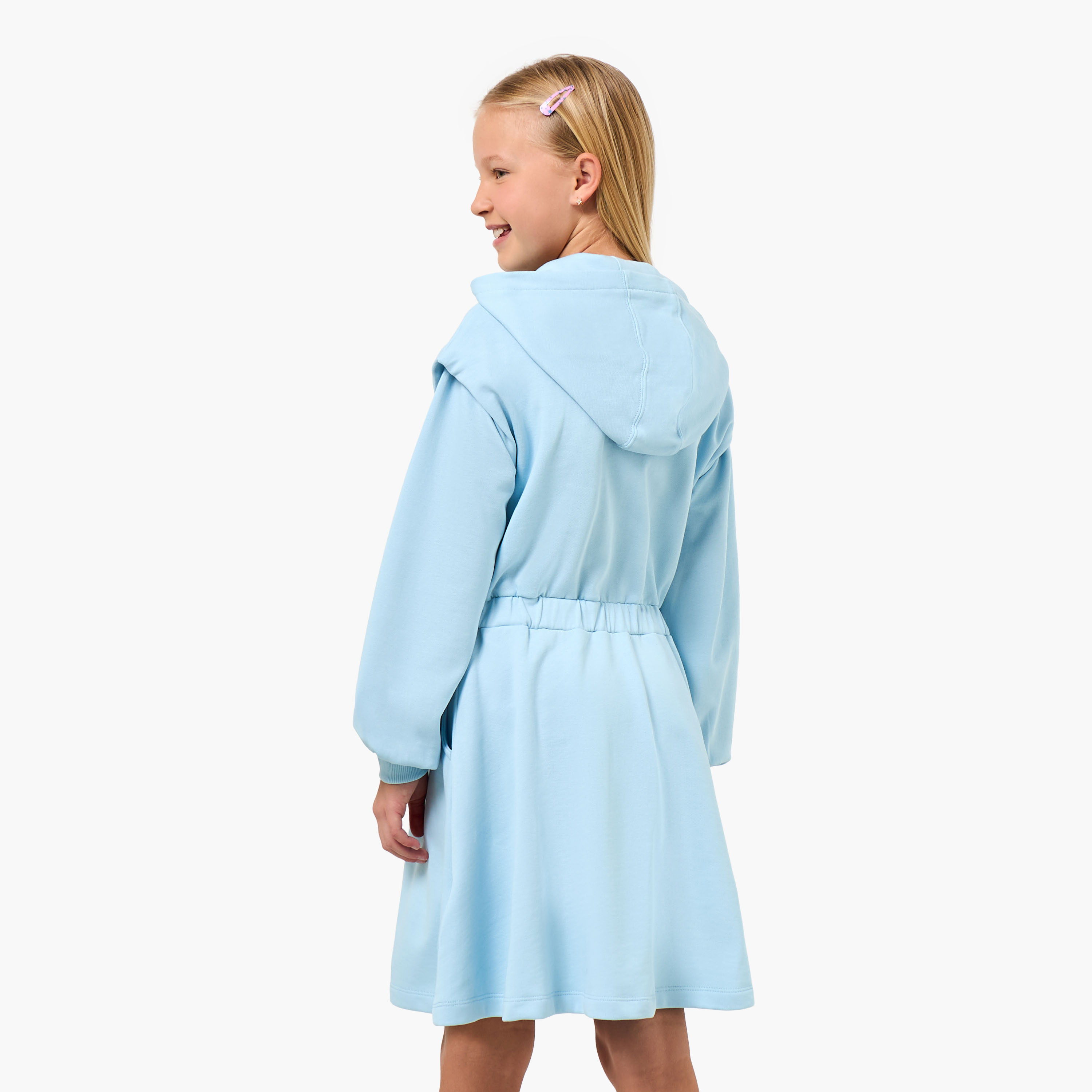 فستان إيه لاين بطول الركبة وبأكمام طويلة وقبعة وطبعات من ديزني-girls-clothing-dressesandjumpsuits-image-3