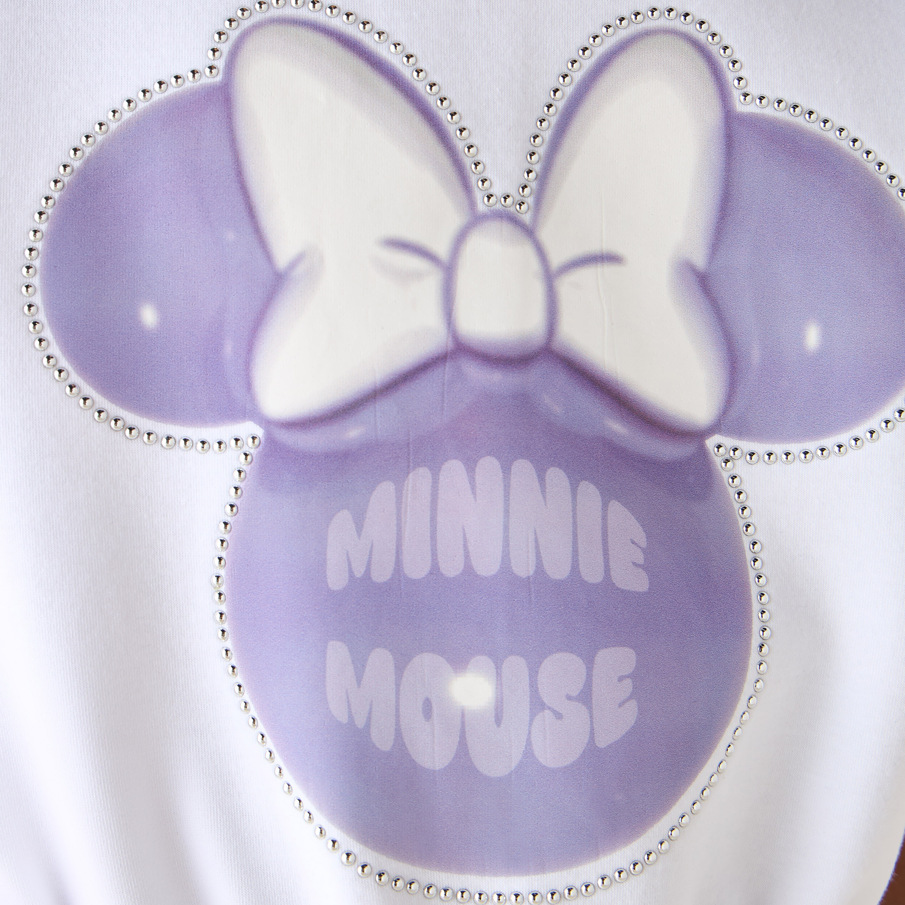 Disney Round Neck Short Sleeves A-Line Dress with Minnie Mouse Print-girls-clothing-dressesandjumpsuits-image-5