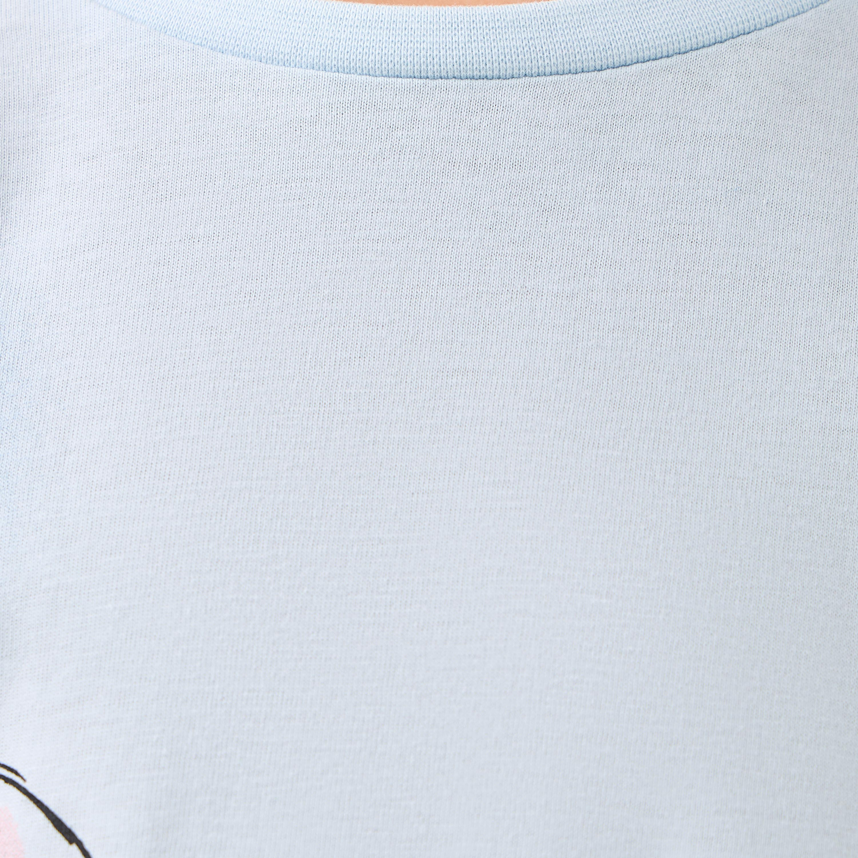 فستان تيشيرت بطبعات ستيتش وطول الركبة وأكمام قصيرة وياقة مستديرة من ديزني-girls-clothing-dressesandjumpsuits-image-1