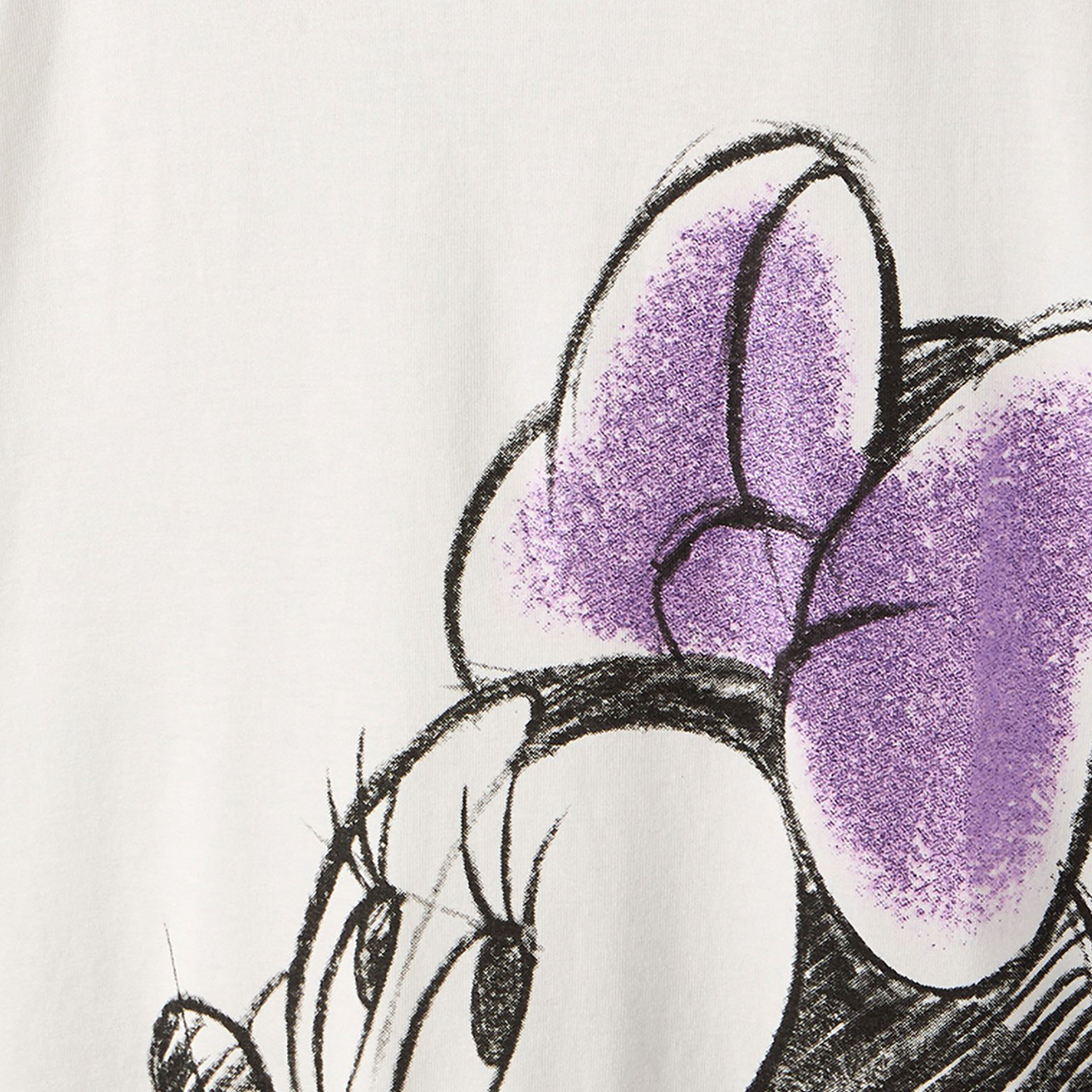 Disney Round Neck Short Sleeve Knee-Length Dress with Minnie Mouse Print-girls-clothing-dressesandjumpsuits-image-4