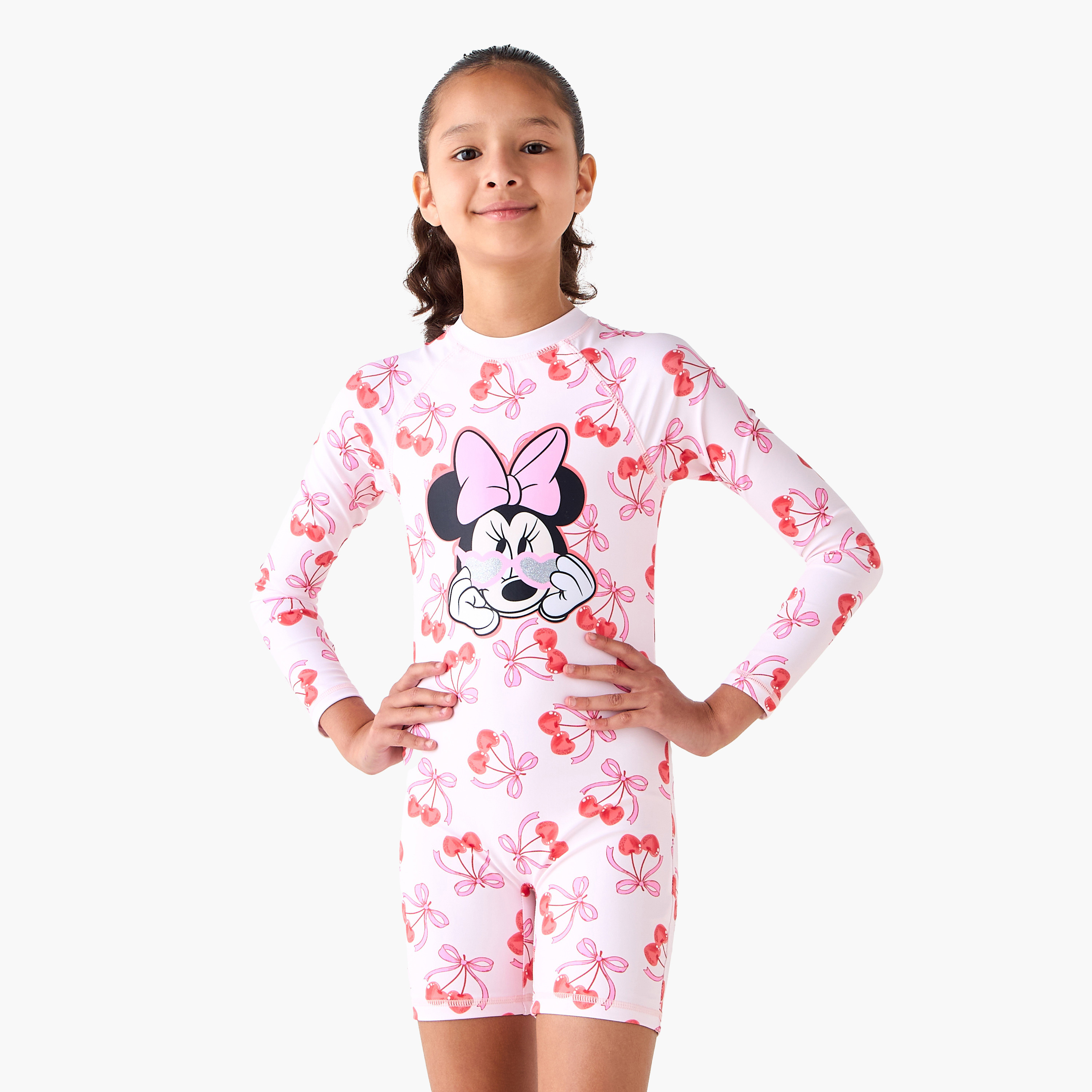 طقم بدلة وتنورة سباحة بطبعات للبنات من ديزني-girls-clothing-sportswear-swimwear-image-7