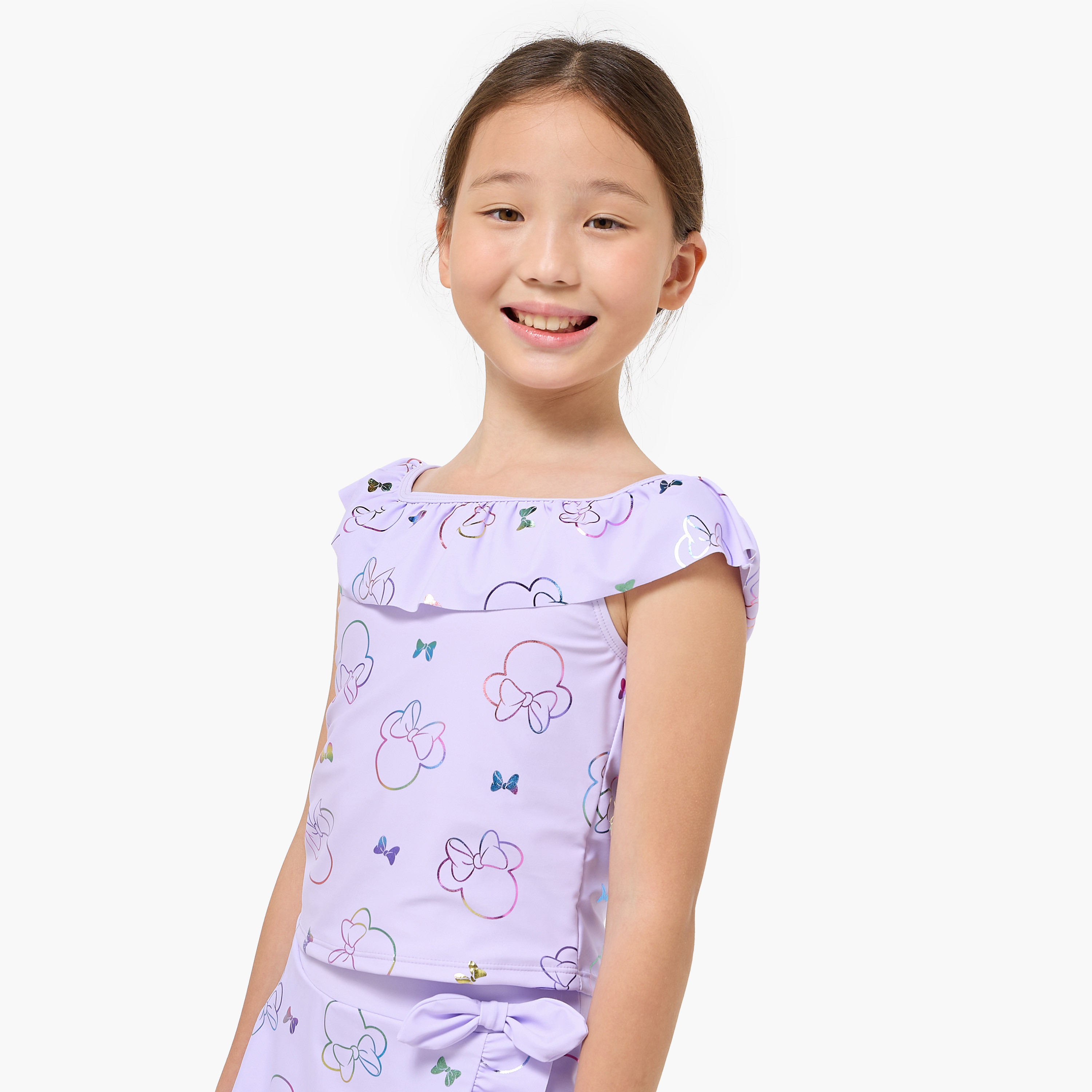 طقم من 2 - طقم بدلات سباحة بطبعات للبنات من ديزني-girls-clothing-sportswear-swimwear-image-2