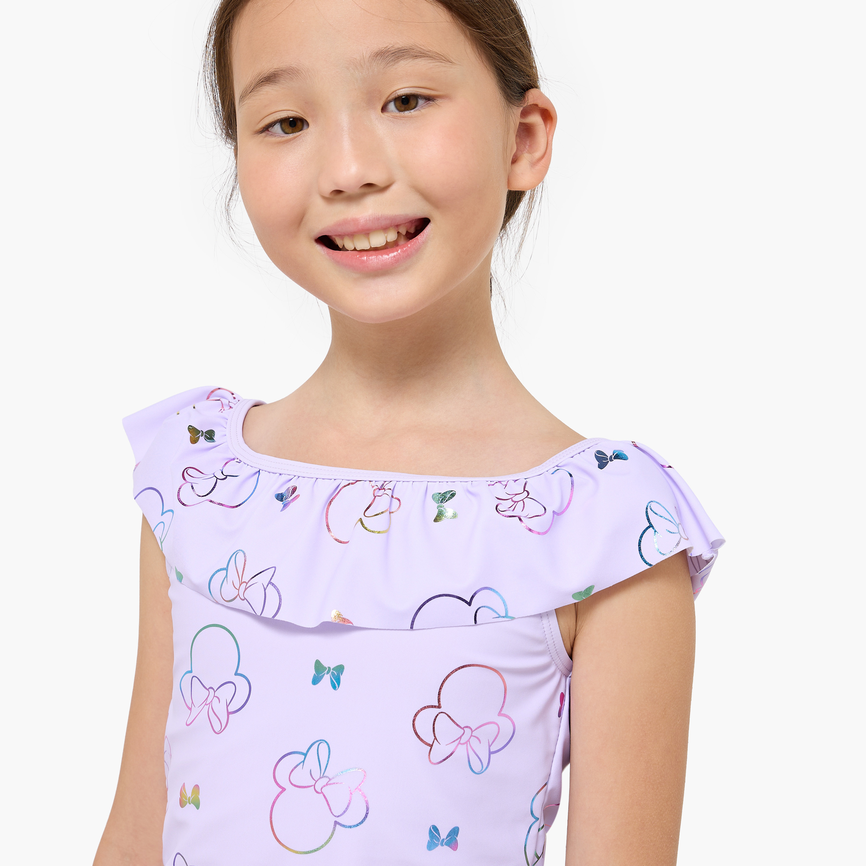 طقم من 2 - طقم بدلات سباحة بطبعات للبنات من ديزني-girls-clothing-sportswear-swimwear-image-5