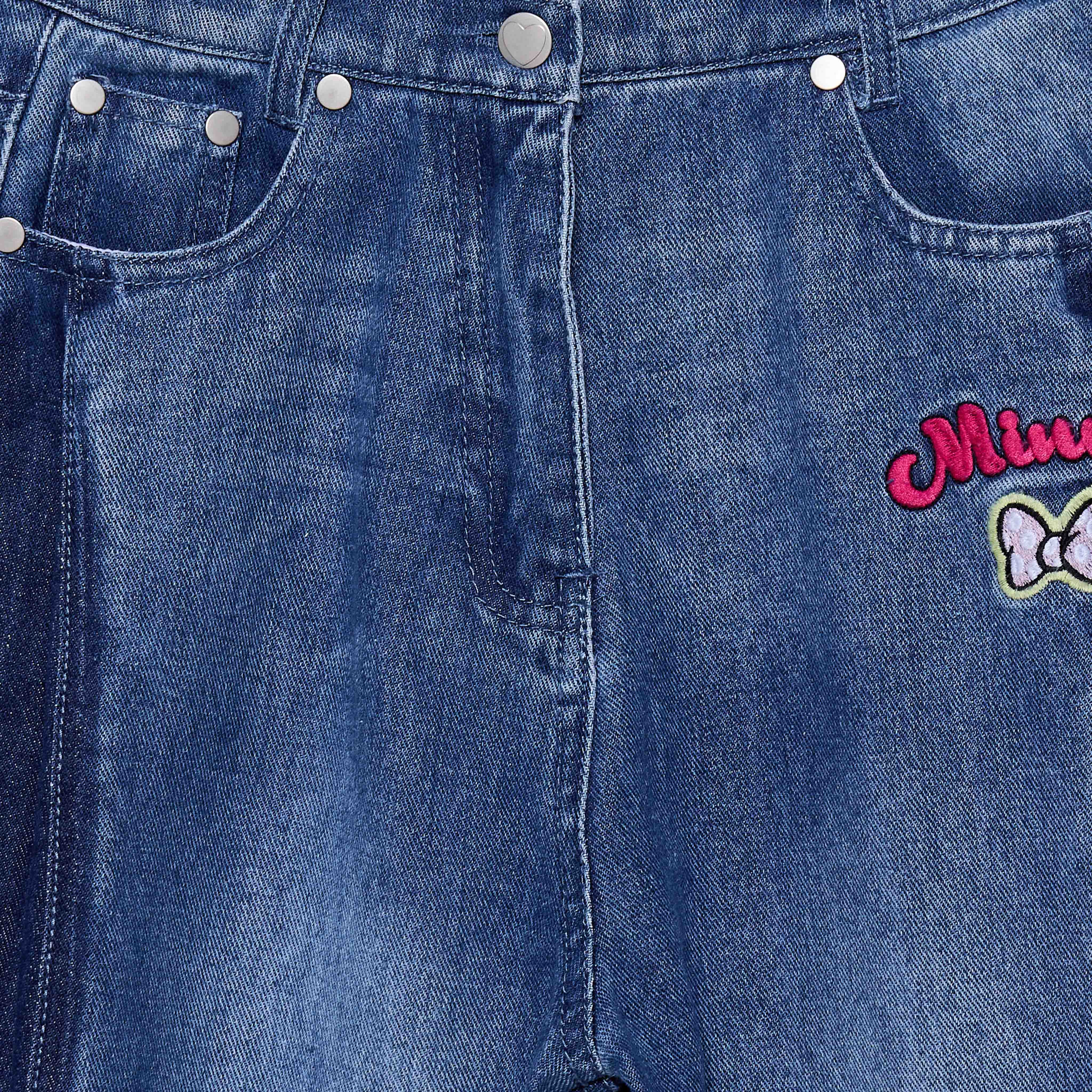 Disney Mid Rise Jeans with Minnie Mouse Print-girls-clothing-bottoms-jeansandjeggings-image-4