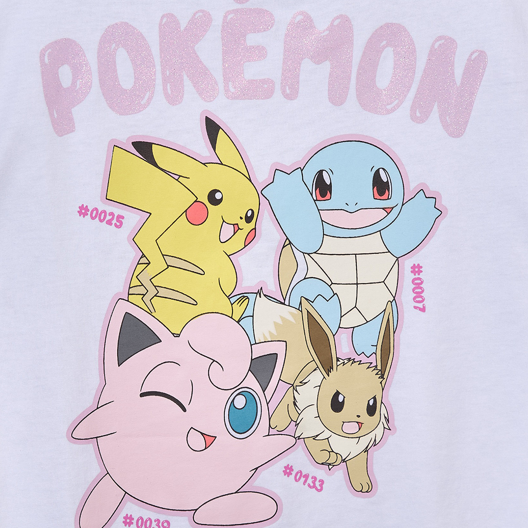 Pokemon Crew Neck Short Sleeves T-shirt with Pokemon Print-girls-clothing-tshirts-image-4