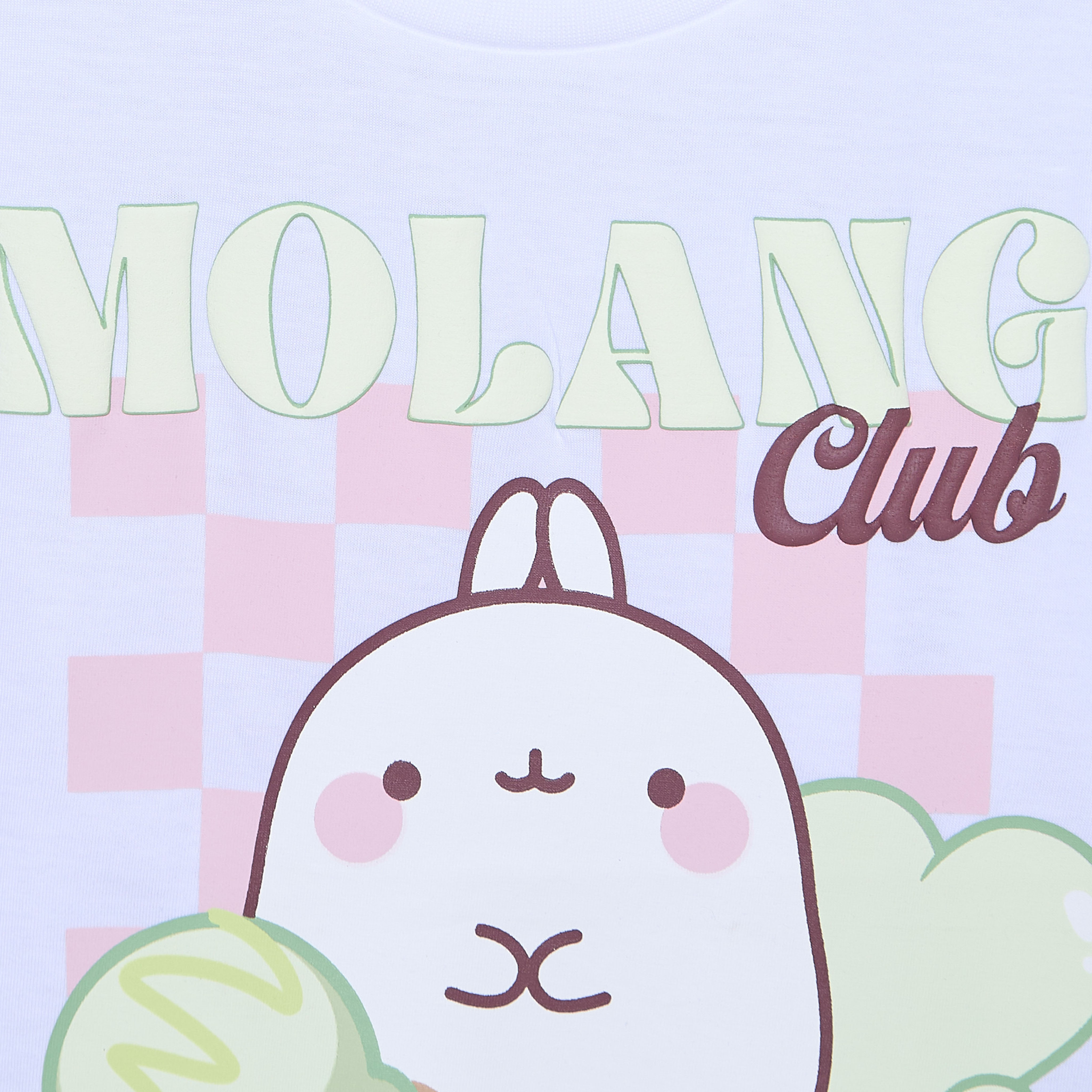 Molang Crew Neck Short Sleeves T-shirt with Graphic Print-girls-clothing-tshirts-image-4