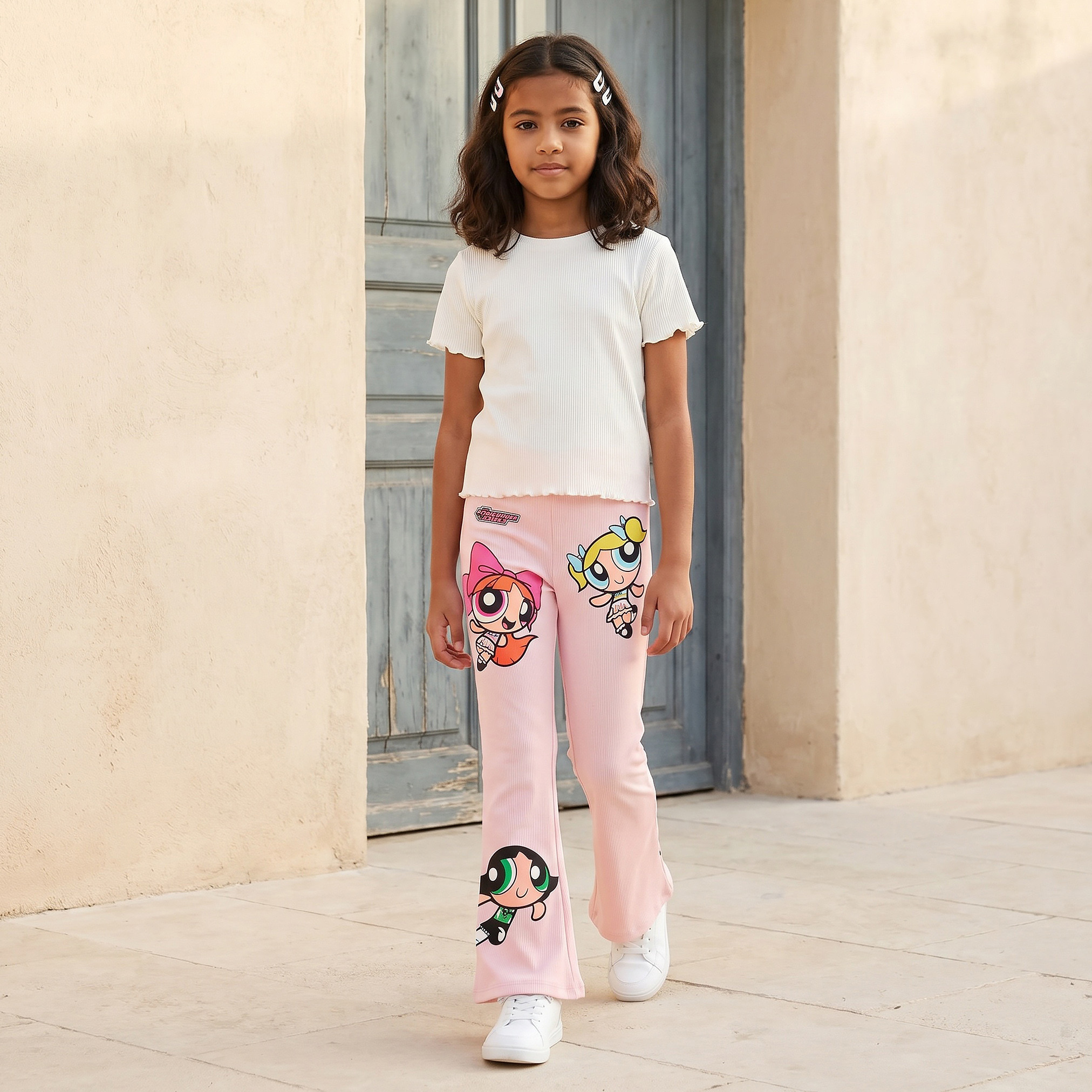 Warner Bros Leggings with Powerpuff Girls Print-girls-clothing-bottoms-leggings-image-5