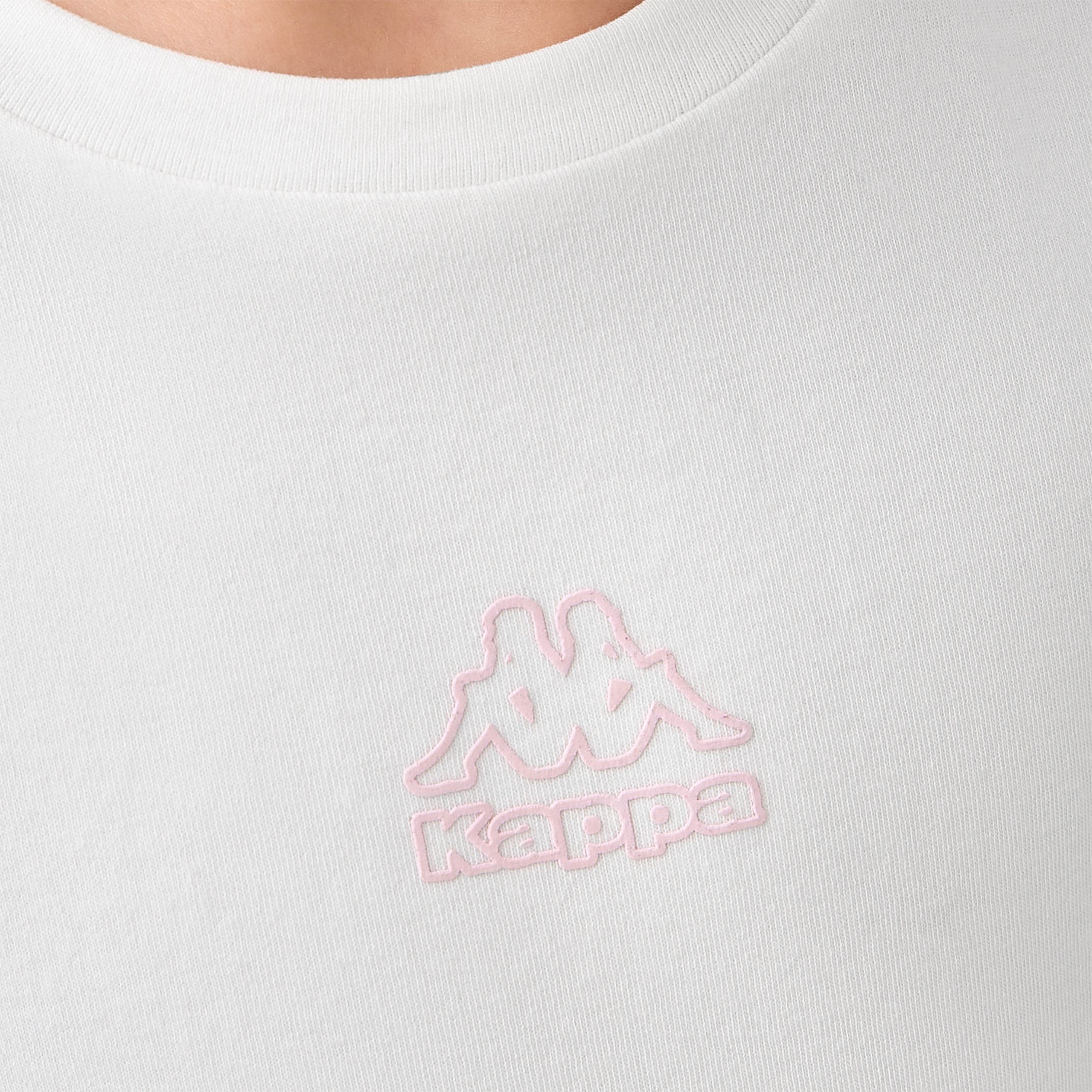 Kappa Cap Sleeves T-shirt with Logo Print-girls-clothing-tshirts-image-5