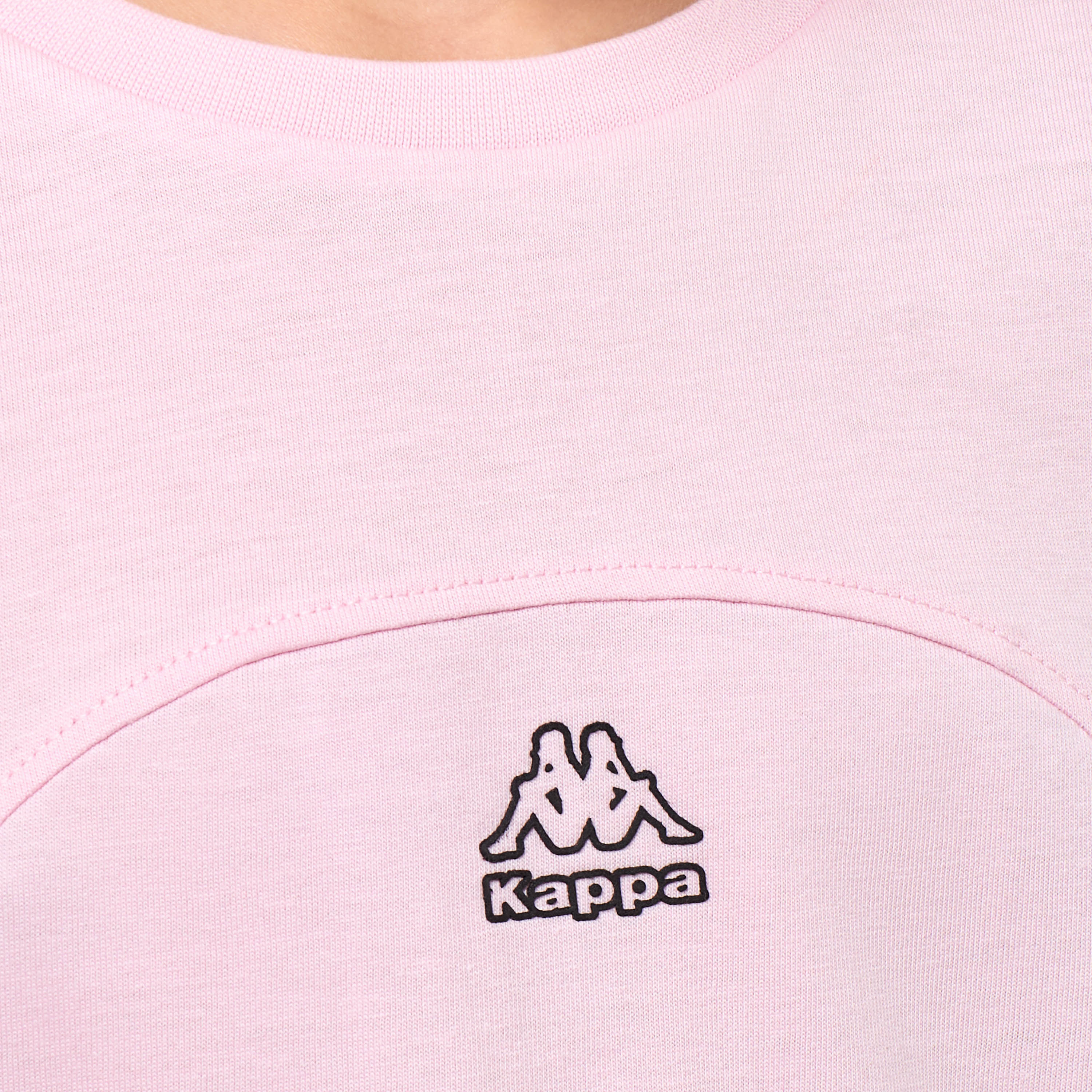Kappa Crew Neck Short Sleeves T-shirt with Logo Print-girls-clothing-tshirts-image-5