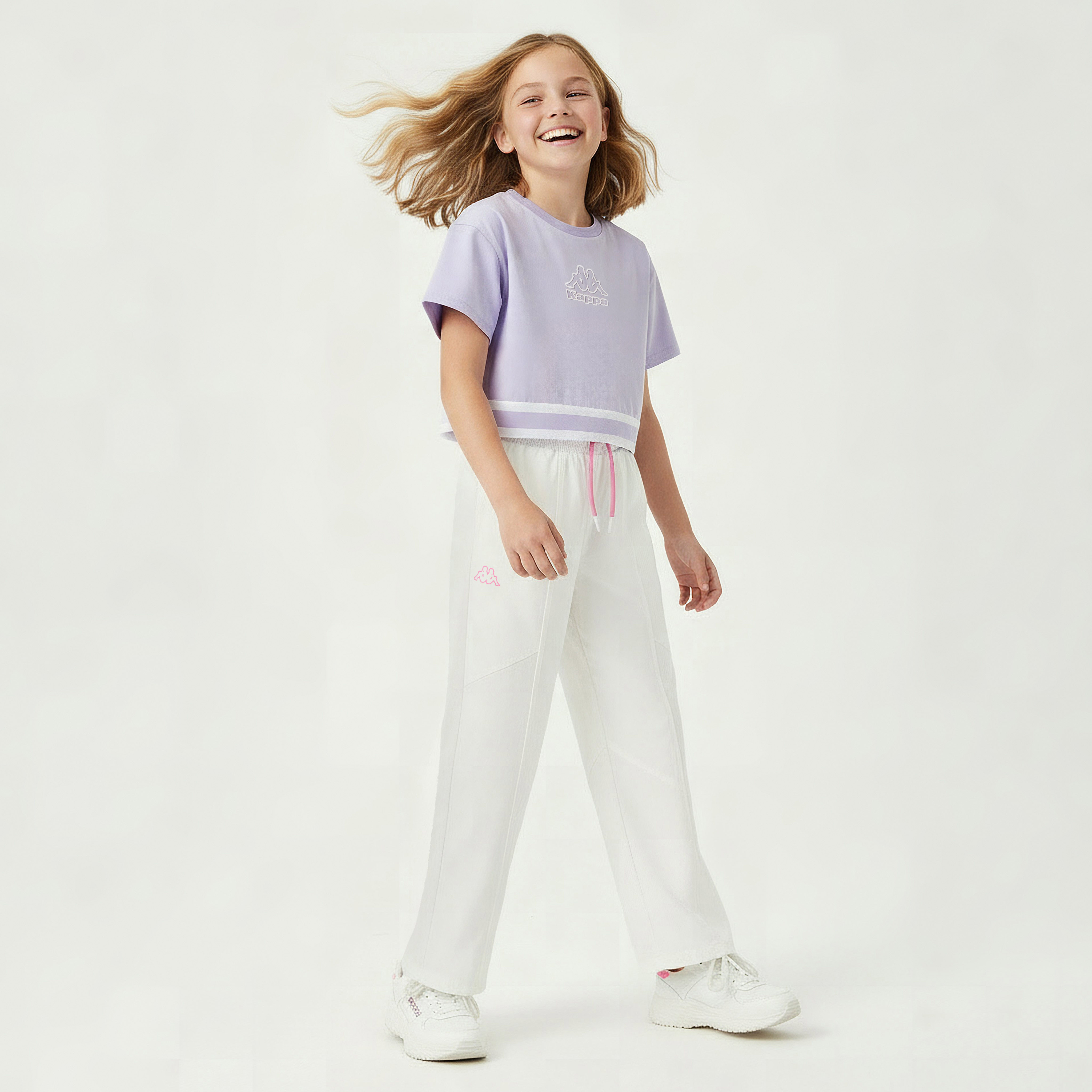 بنطلون رياضي بجيوب وحزام برباط من كابا-girls-clothing-bottoms-trousers-image-4