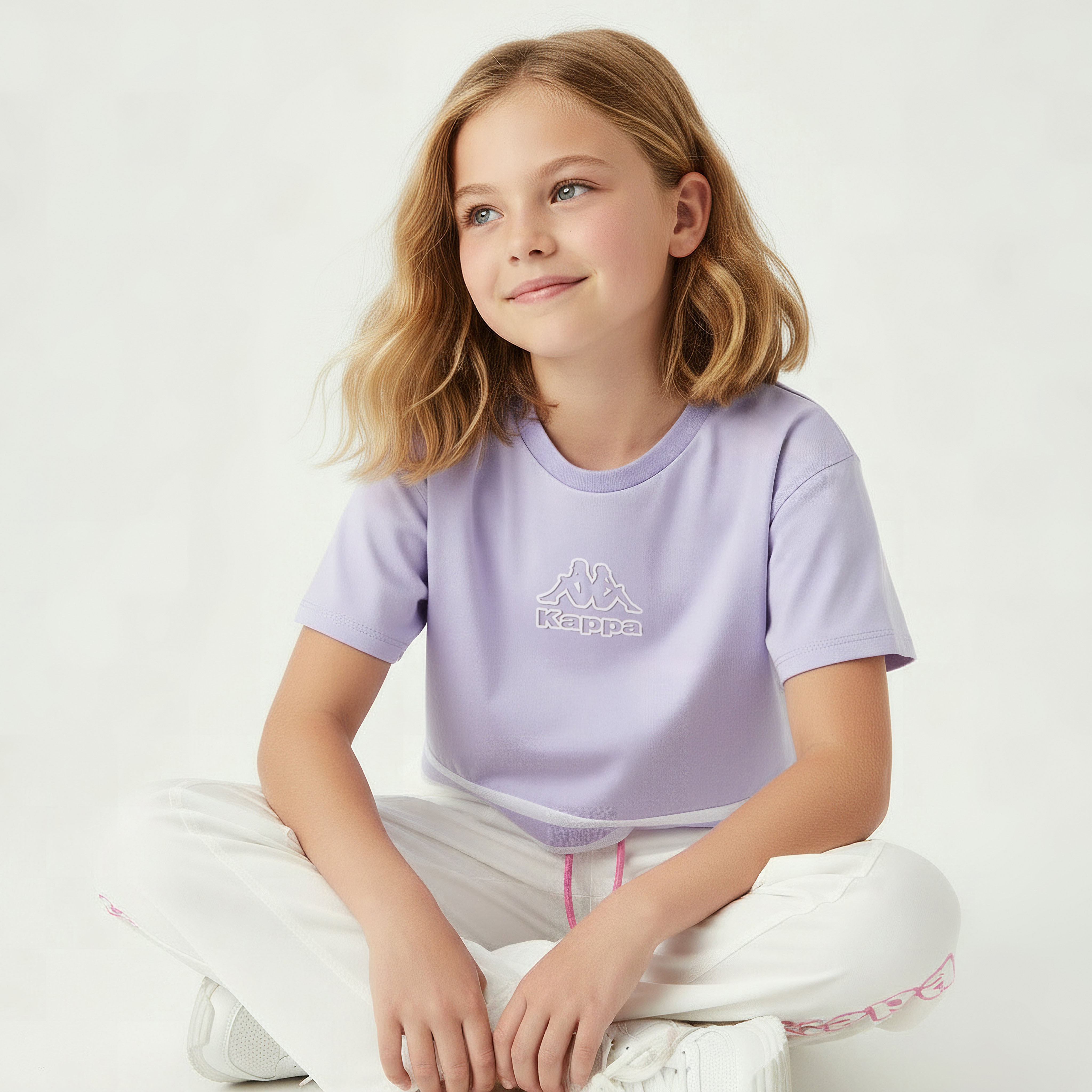 بنطلون رياضي بجيوب وحزام برباط من كابا-girls-clothing-bottoms-trousers-image-1