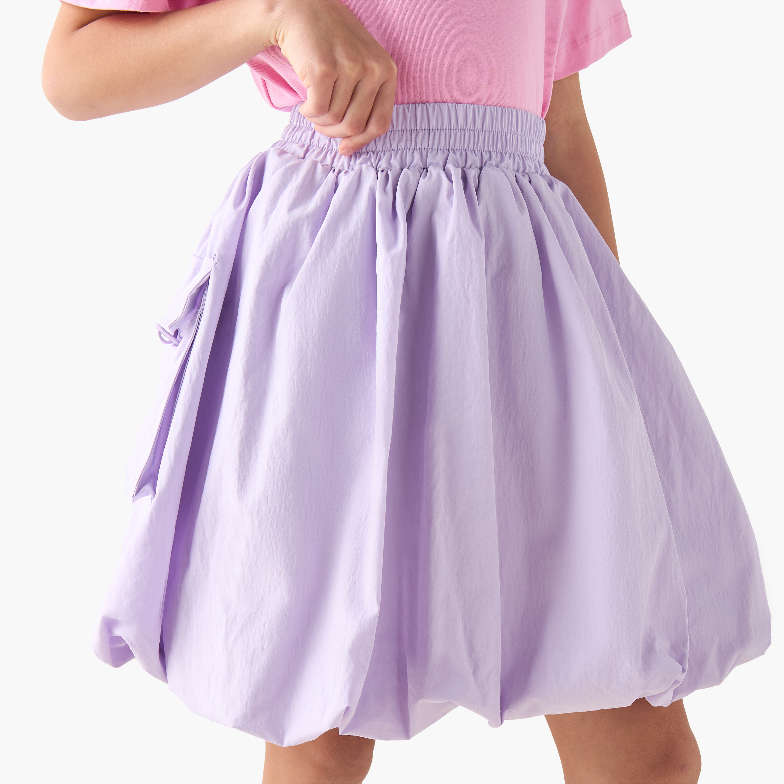 Kappa Mini Skirt with Bubble Hemline-girls-clothing-bottoms-skirts-image-4