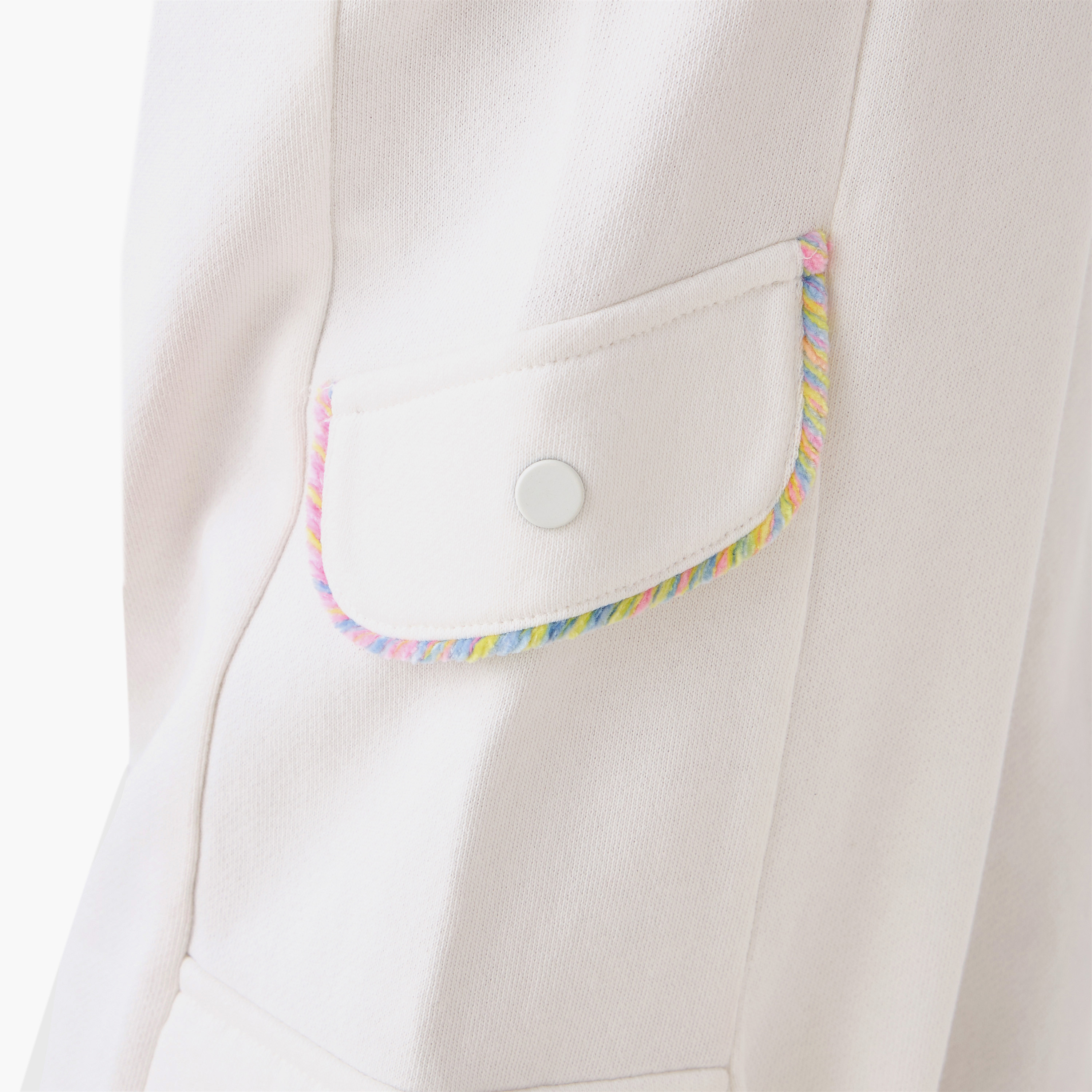Kappa Elasticated Drawstring Waist Track Pants with Logo Print-girls-clothing-bottoms-joggersandtrackpants-image-5