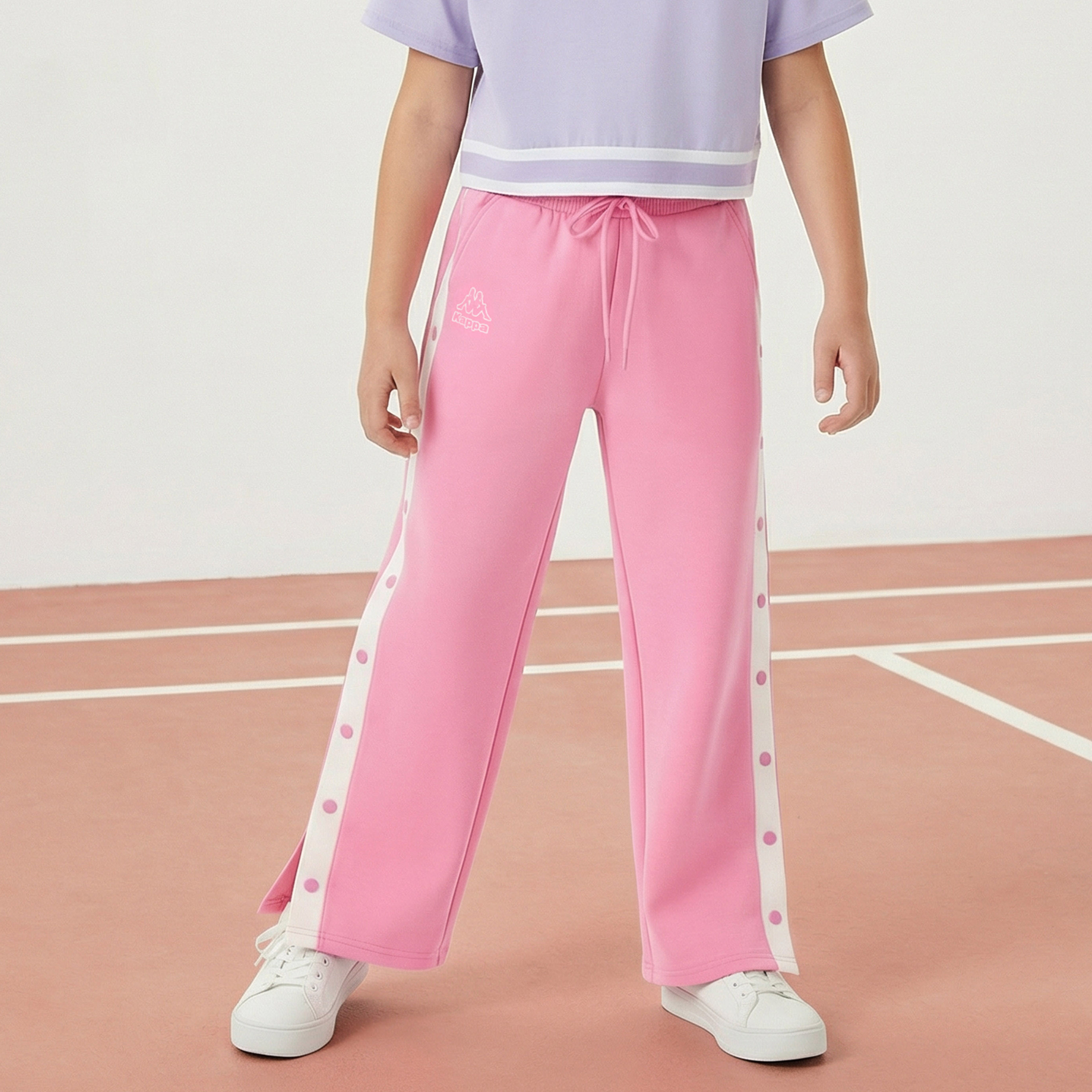 بنطلون رياضي بخصر برباط وجيوب من كابا-girls-clothing-bottoms-joggersandtrackpants-image-6