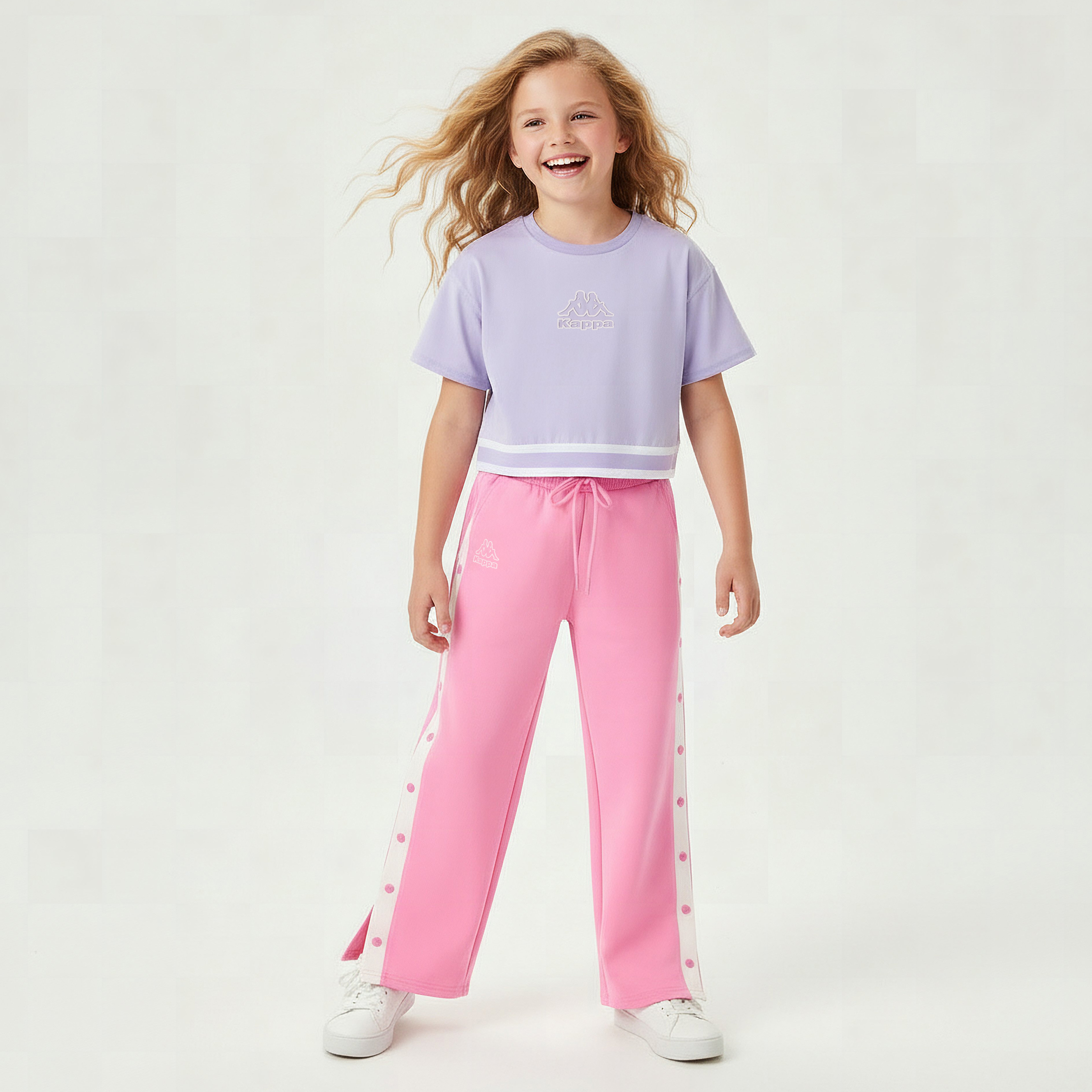 بنطلون رياضي بخصر برباط وجيوب من كابا-girls-clothing-bottoms-joggersandtrackpants-image-5