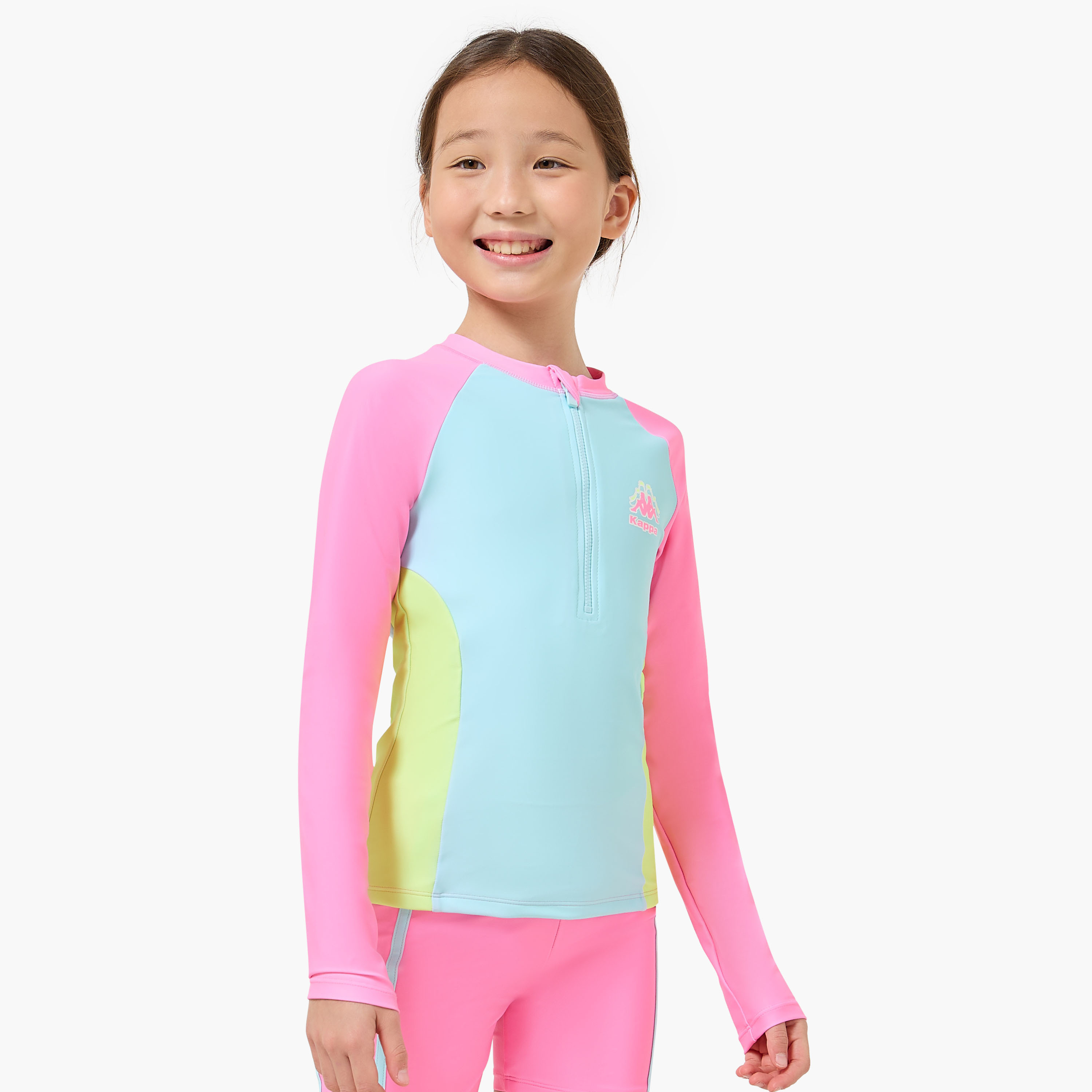 Kappa Girls Colourblock Swimwear Set-sports-girls-clothing-swimwear-image-2