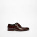 Duchini Men's Textured Oxford Shoes with Lace-Up Closure-Men%27s Formal Shoes-thumbnailMobile-1
