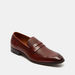 Duchini Men's Textured Slip-On Penny Loafers-Men%27s Formal Shoes-thumbnail-1