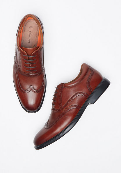 Le Confort Brogue Shoes with Lace-Up Closure-Men%27s Formal Shoes-image-1