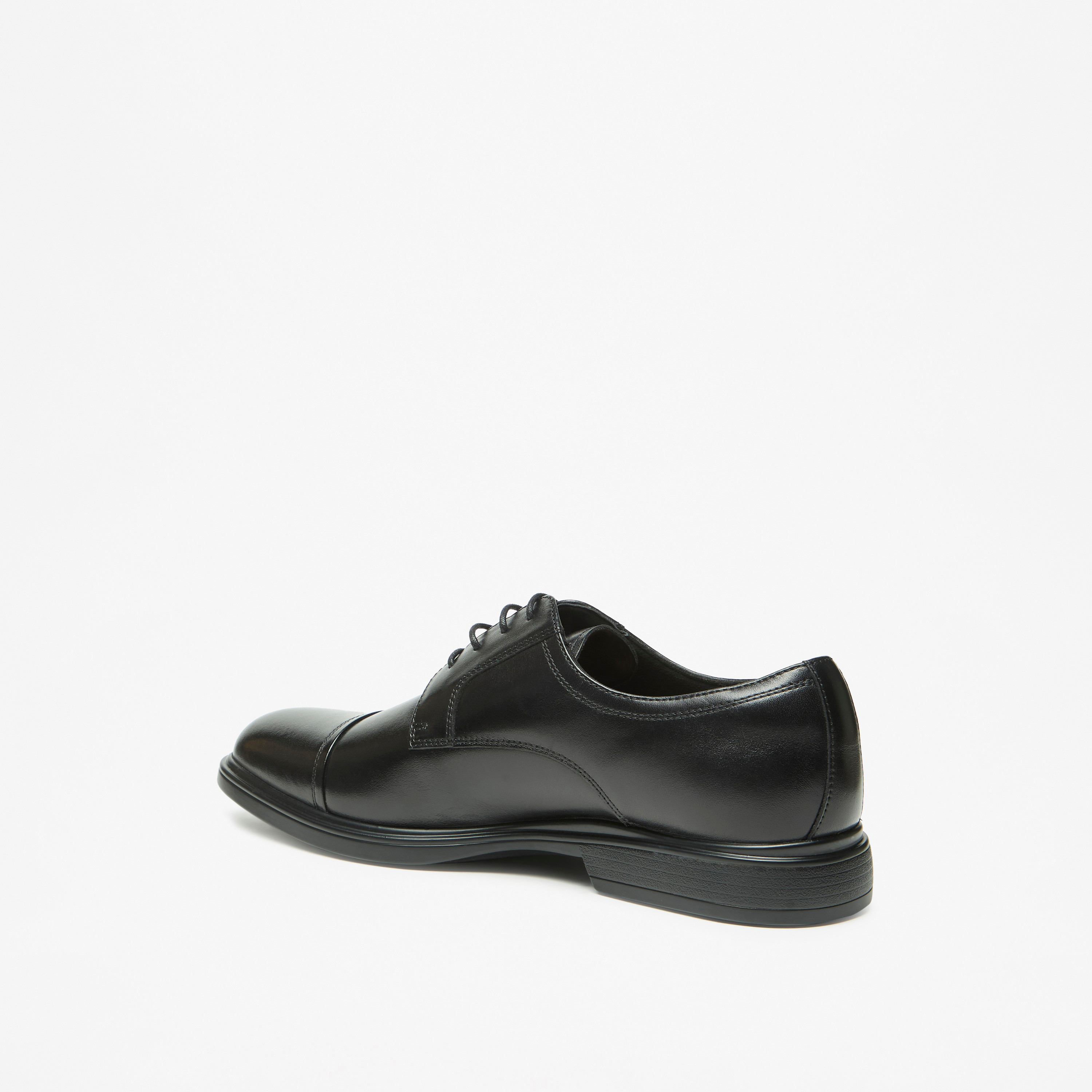Le Confort Leather Solid Lace-Up Derby Shoes-men-shoes-formalshoes-image-2