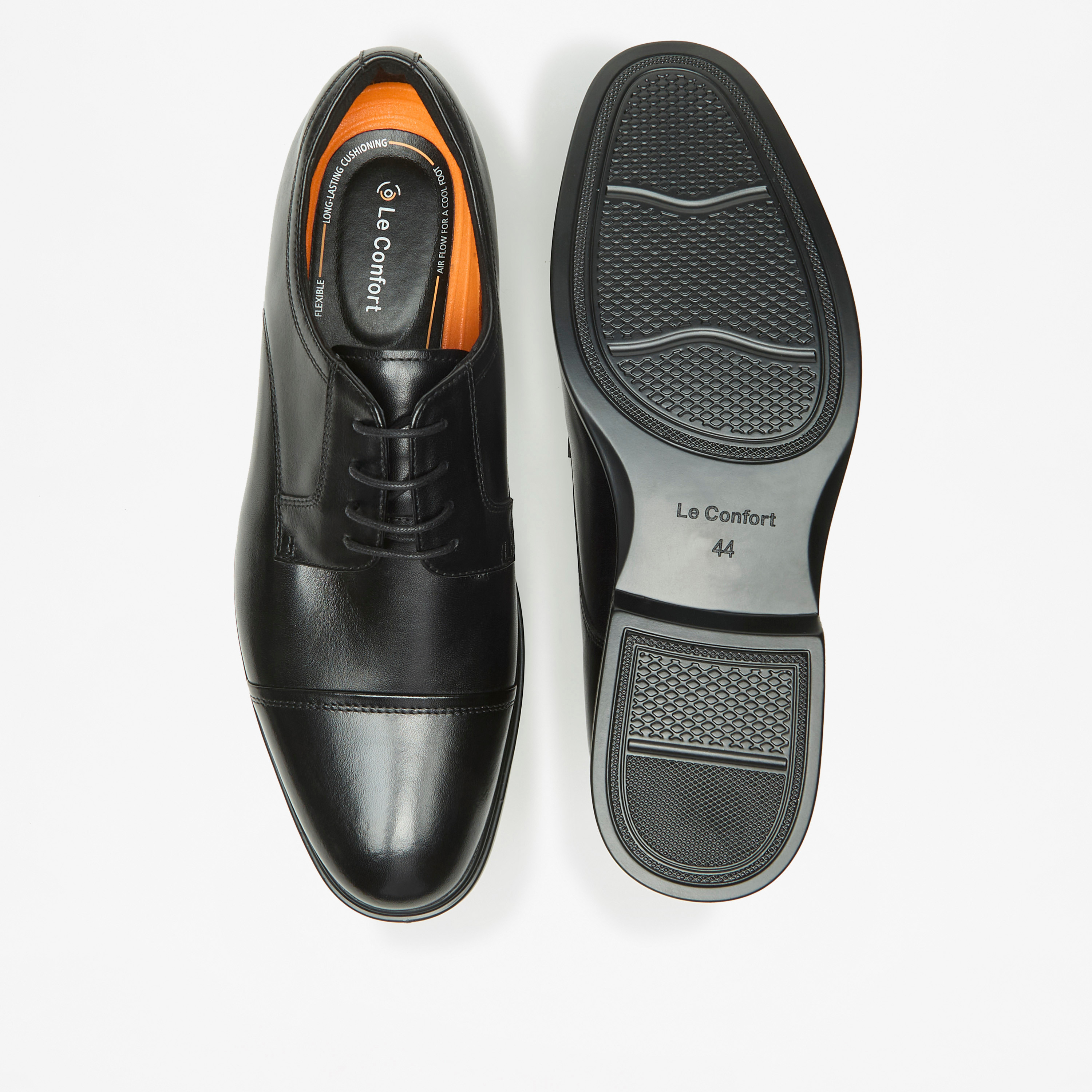Le Confort Leather Solid Lace-Up Derby Shoes-men-shoes-formalshoes-image-4