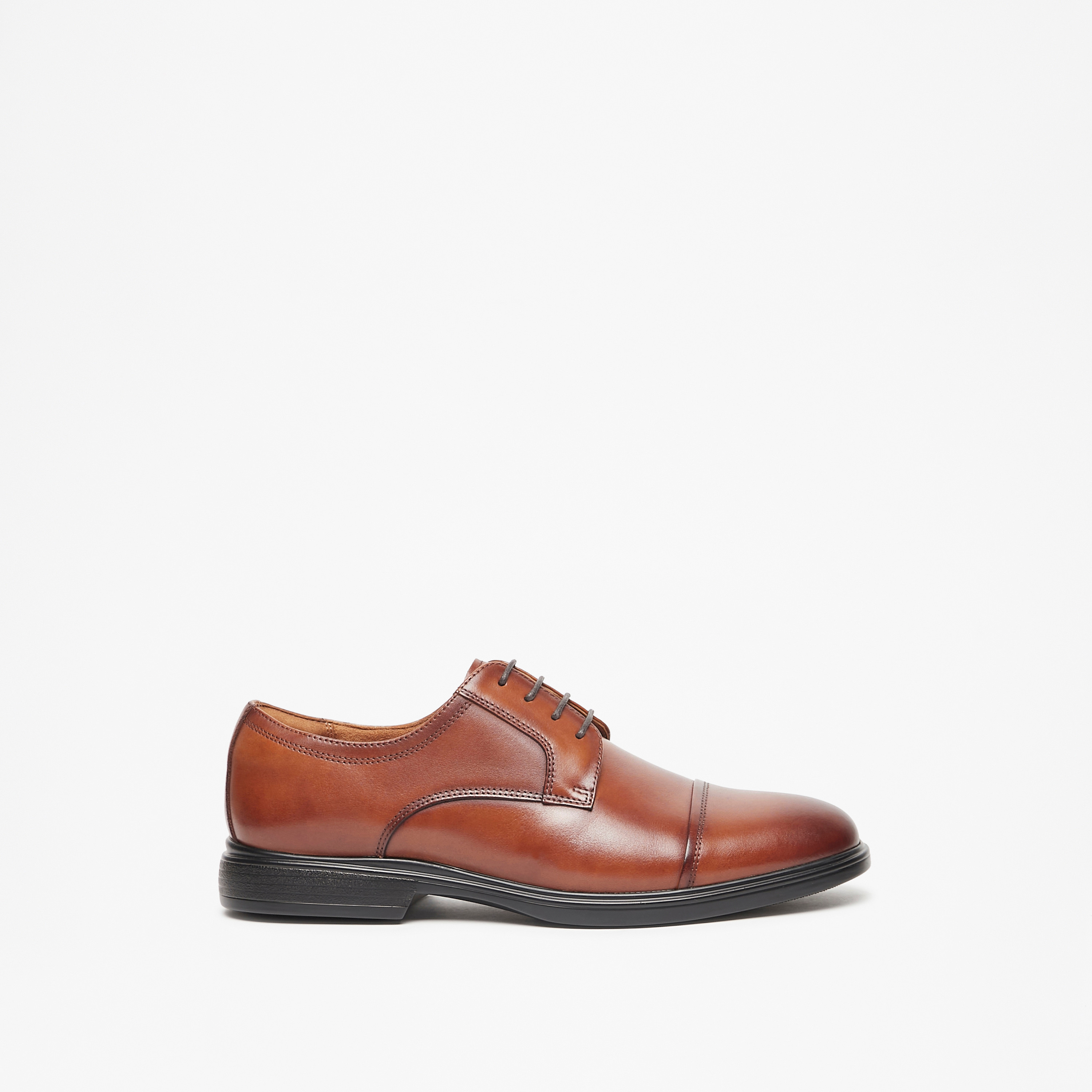 Le Confort Leather Solid Lace-Up Derby Shoes-men-shoes-formalshoes-image-3