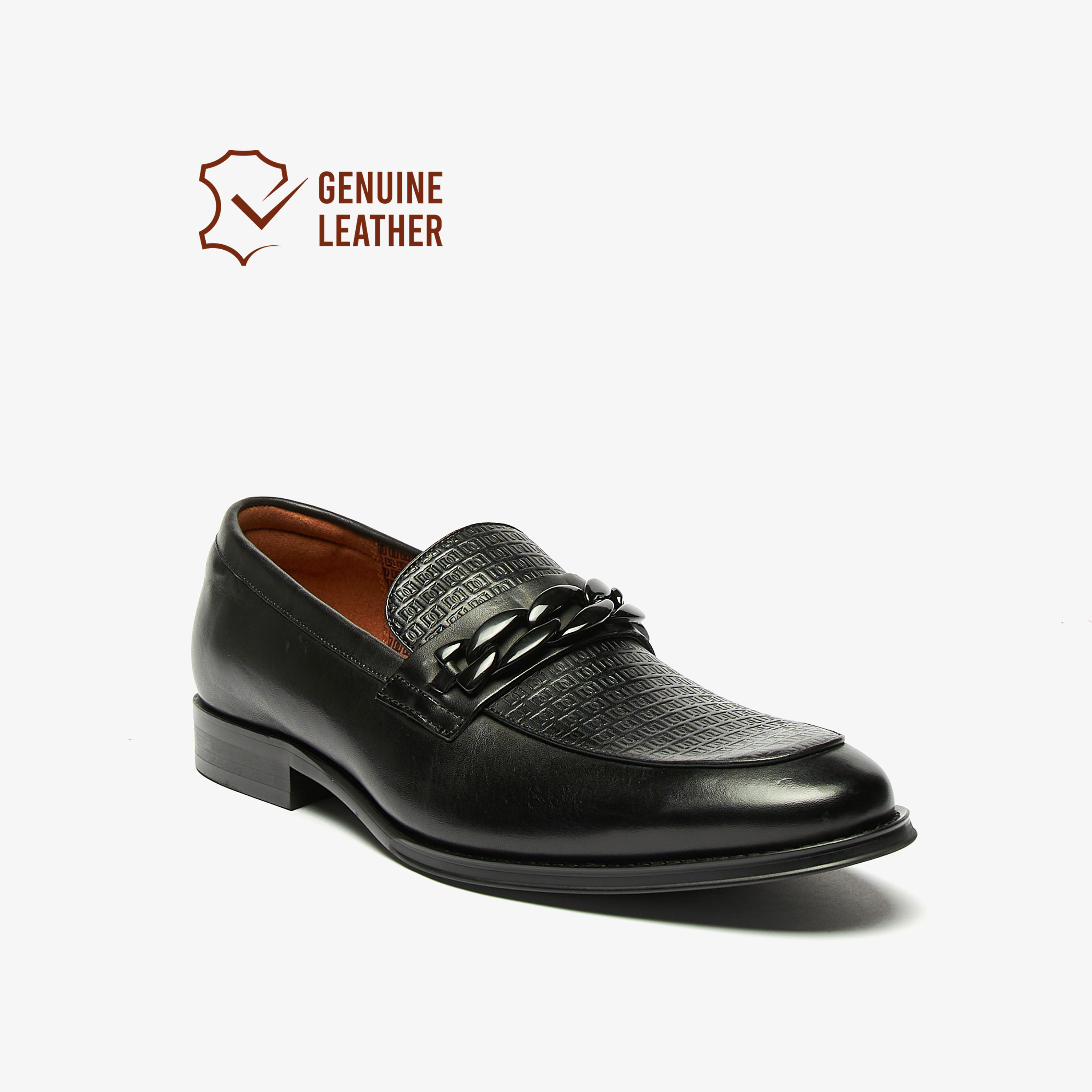 Duchini Men's Leather Slip-On Loafers-men-shoes-formalshoes-image-1