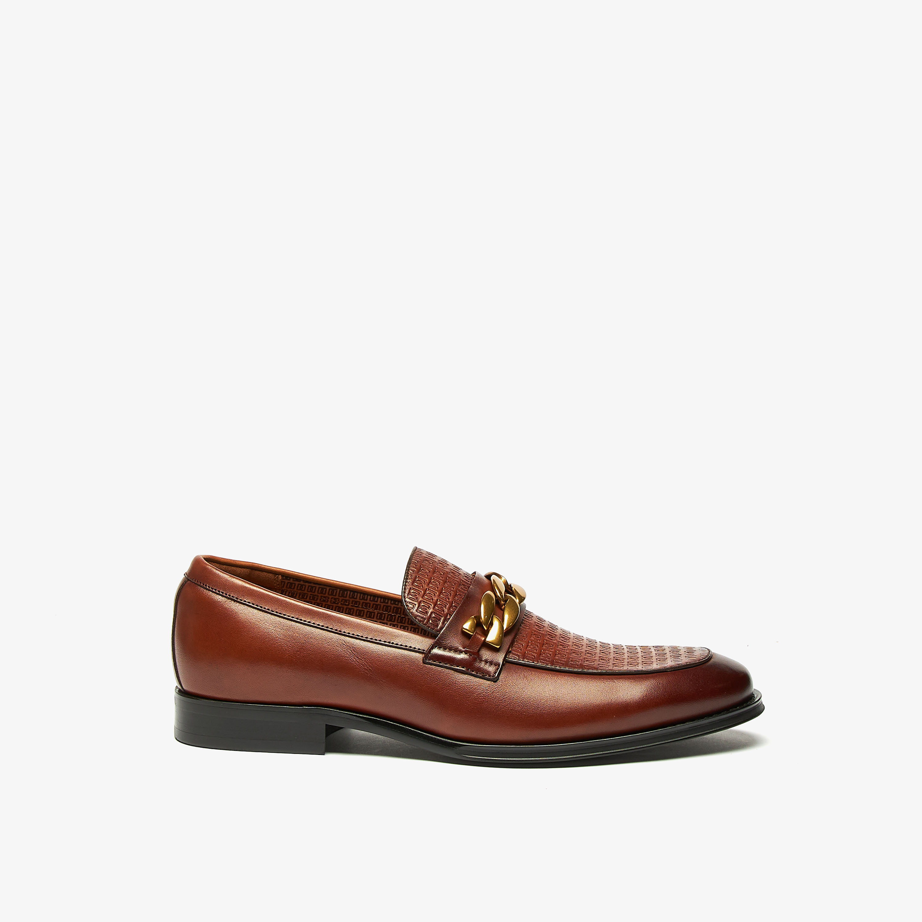 Duchini Men's Leather Slip-On Loafers-men-shoes-formalshoes-image-4