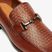 Duchini Men's Monogram Embossed Leather Slip-On Loafers-Loafers-thumbnail-4