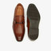 Duchini Men's Monogram Embossed Leather Slip-On Loafers-Loafers-thumbnail-5
