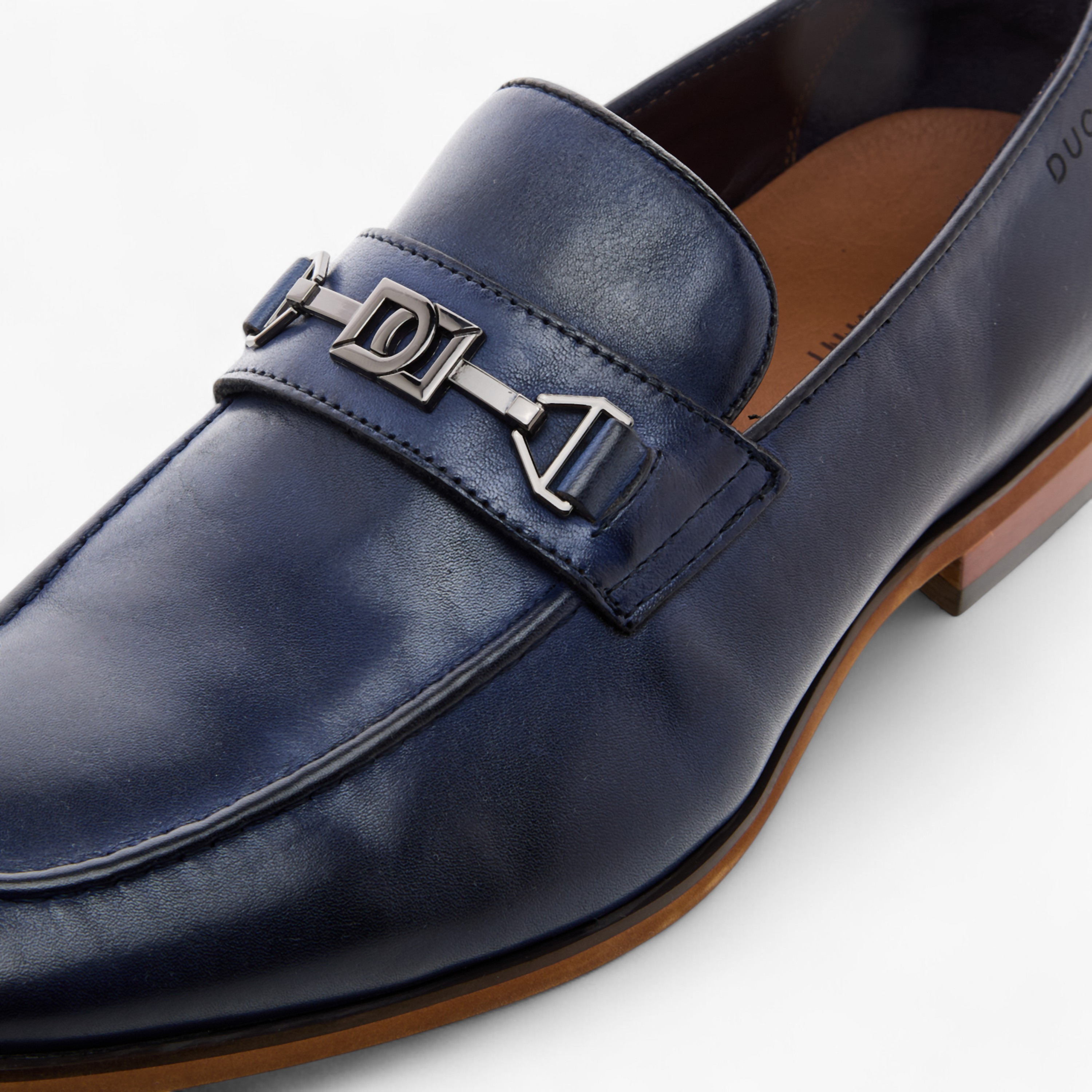 Duchini Men's Solid Slip-On Loafers with Metal Accent-men-shoes-loafersandmoccasins-image-4