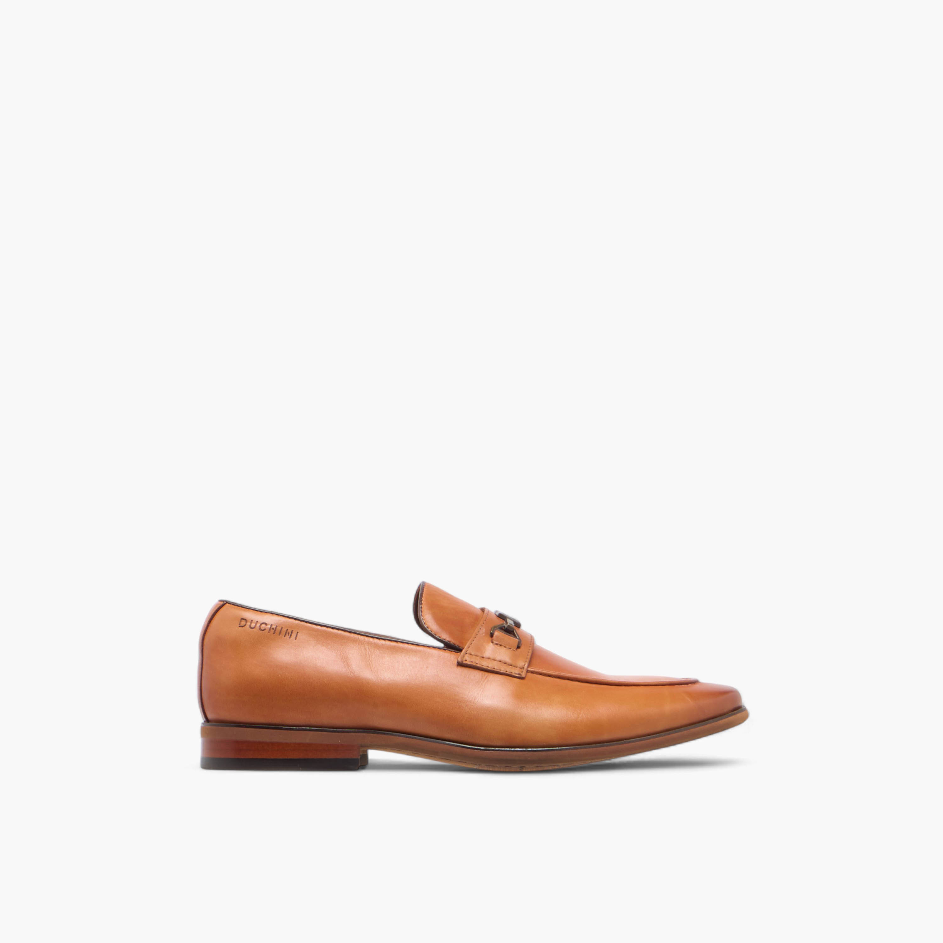 Duchini Men's Solid Slip-On Loafers with Metal Accent-men-shoes-loafersandmoccasins-image-3