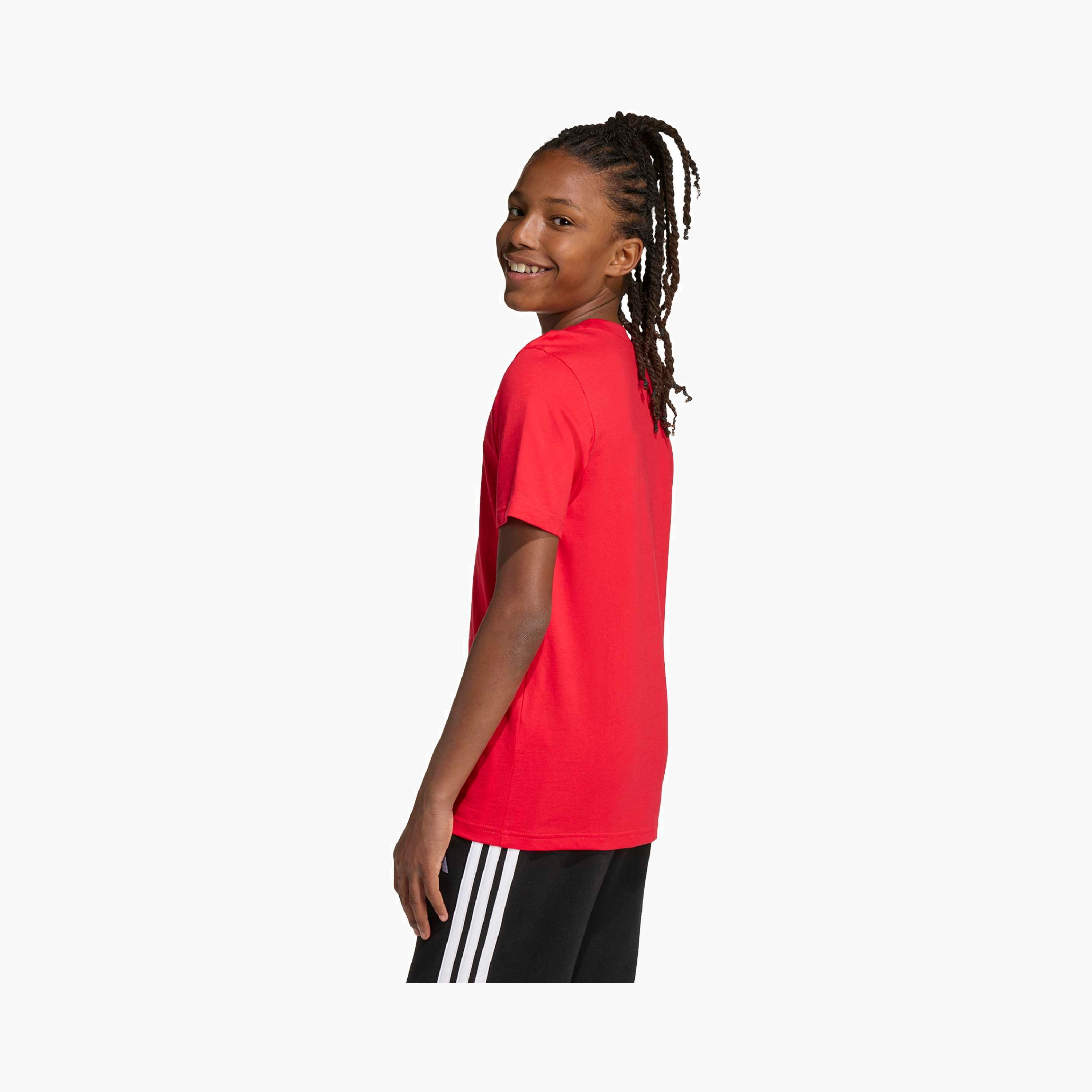 adidas Crew Neck Short Sleeves T-shirt with Game Print-boys-clothing-sportswear-tops-image-6