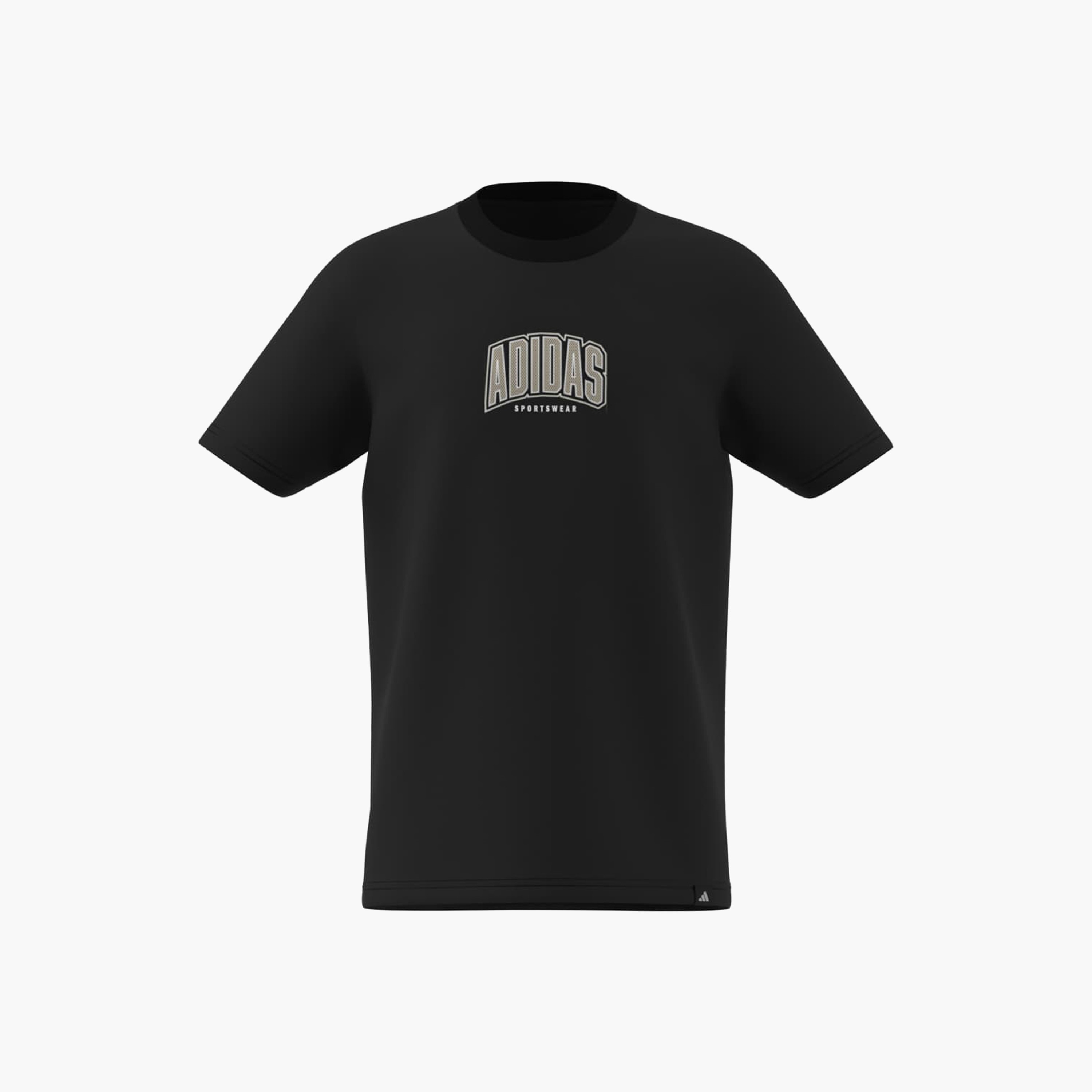 adidas Crew Neck Short Sleeve T-shirt with Logo Print-boys-clothing-sportswear-tops-image-7