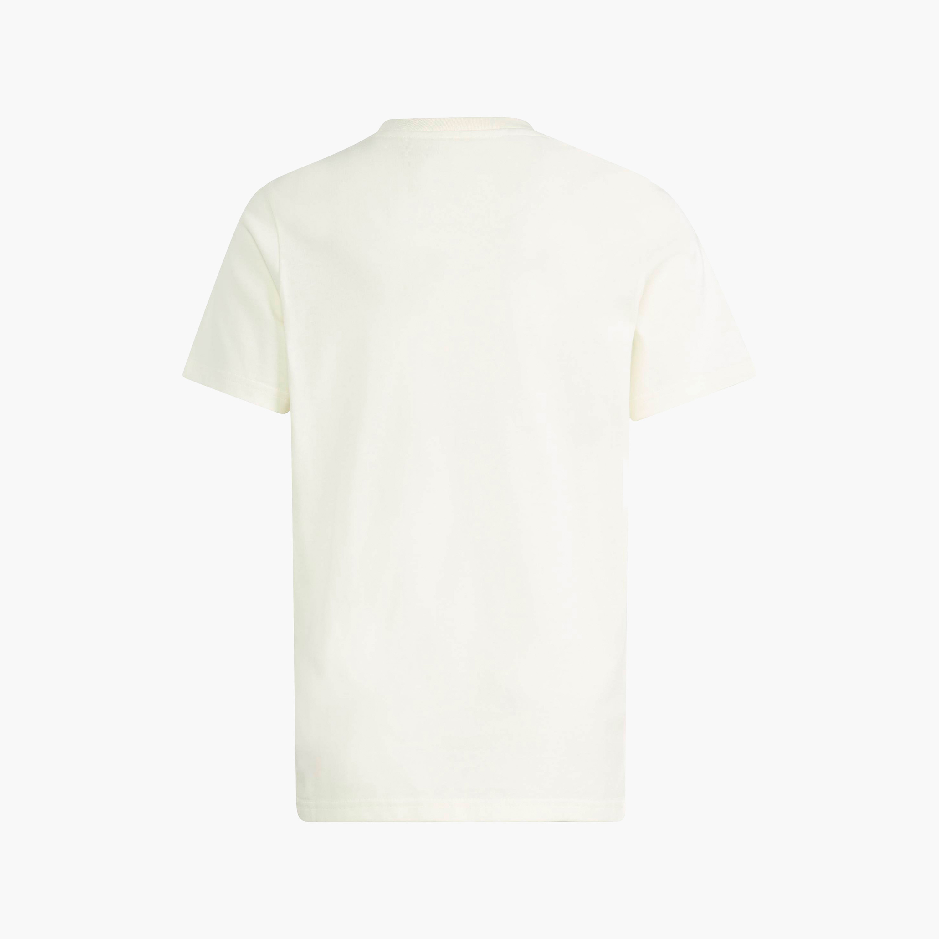 adidas Crew Neck Short Sleeve T-shirt with Logo Print-boys-clothing-sportswear-tops-image-2