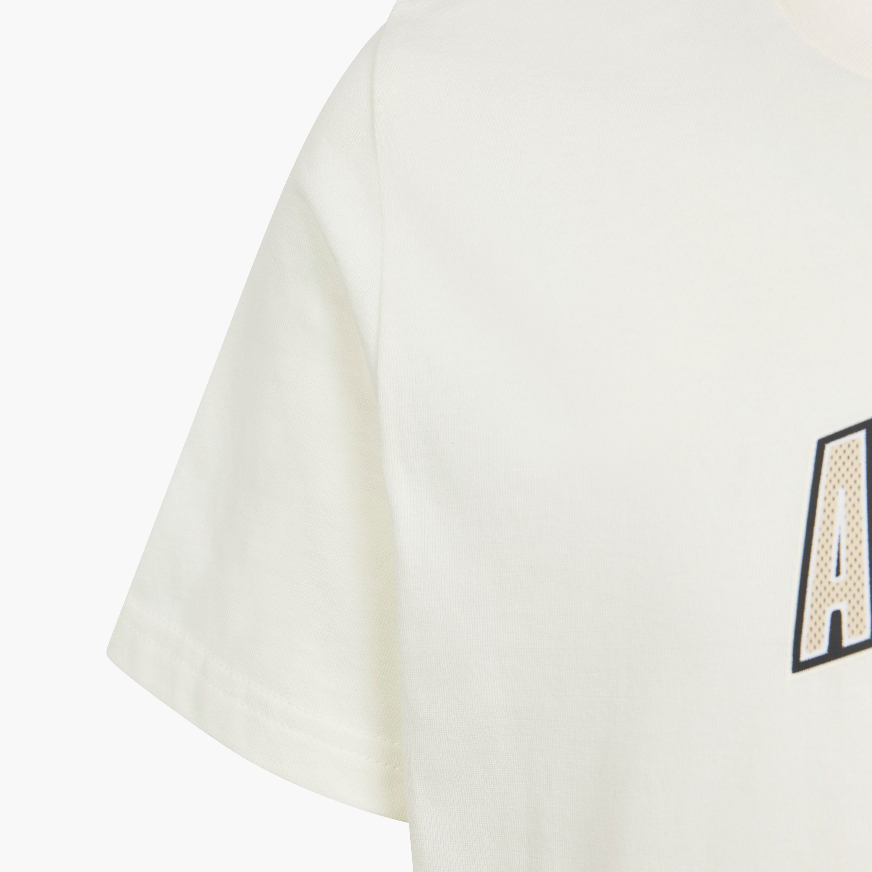 adidas Crew Neck Short Sleeve T-shirt with Logo Print-boys-clothing-sportswear-tops-image-4