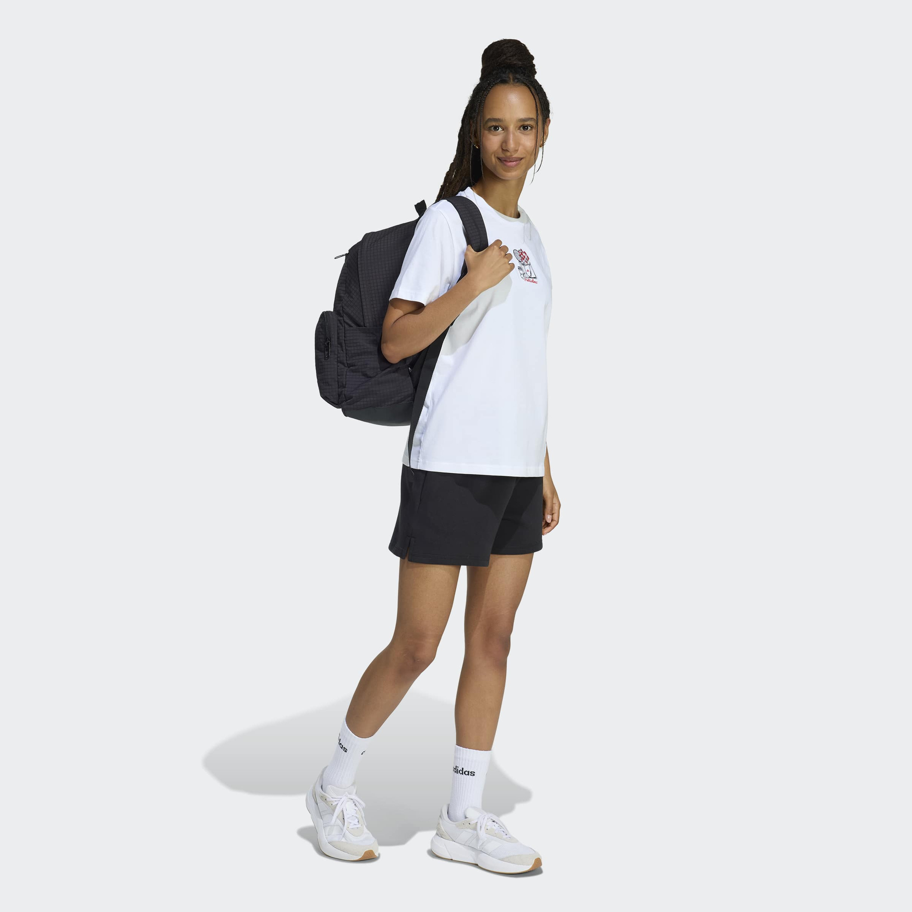 adidas Women Mini Embroidery Graphic Short Sleeve T-Shirt-women-clothing-tshirts-image-2