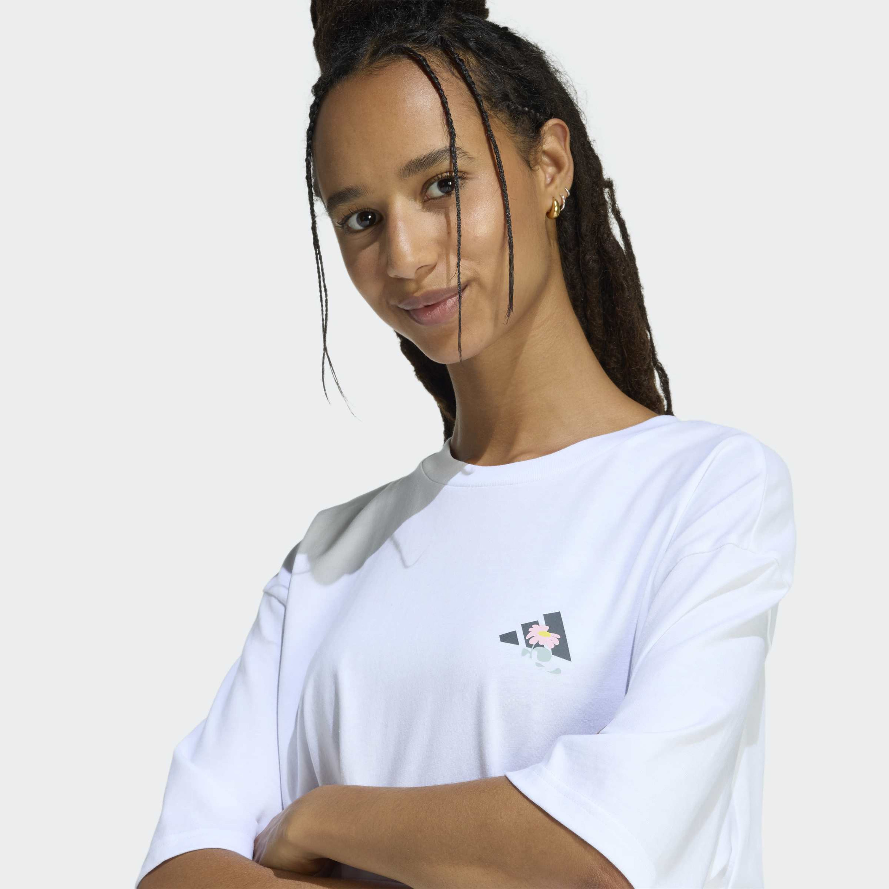 adidas Women Soft Side Oversized Graphic Short Sleeve T-Shirt-women-clothing-tshirts-image-4