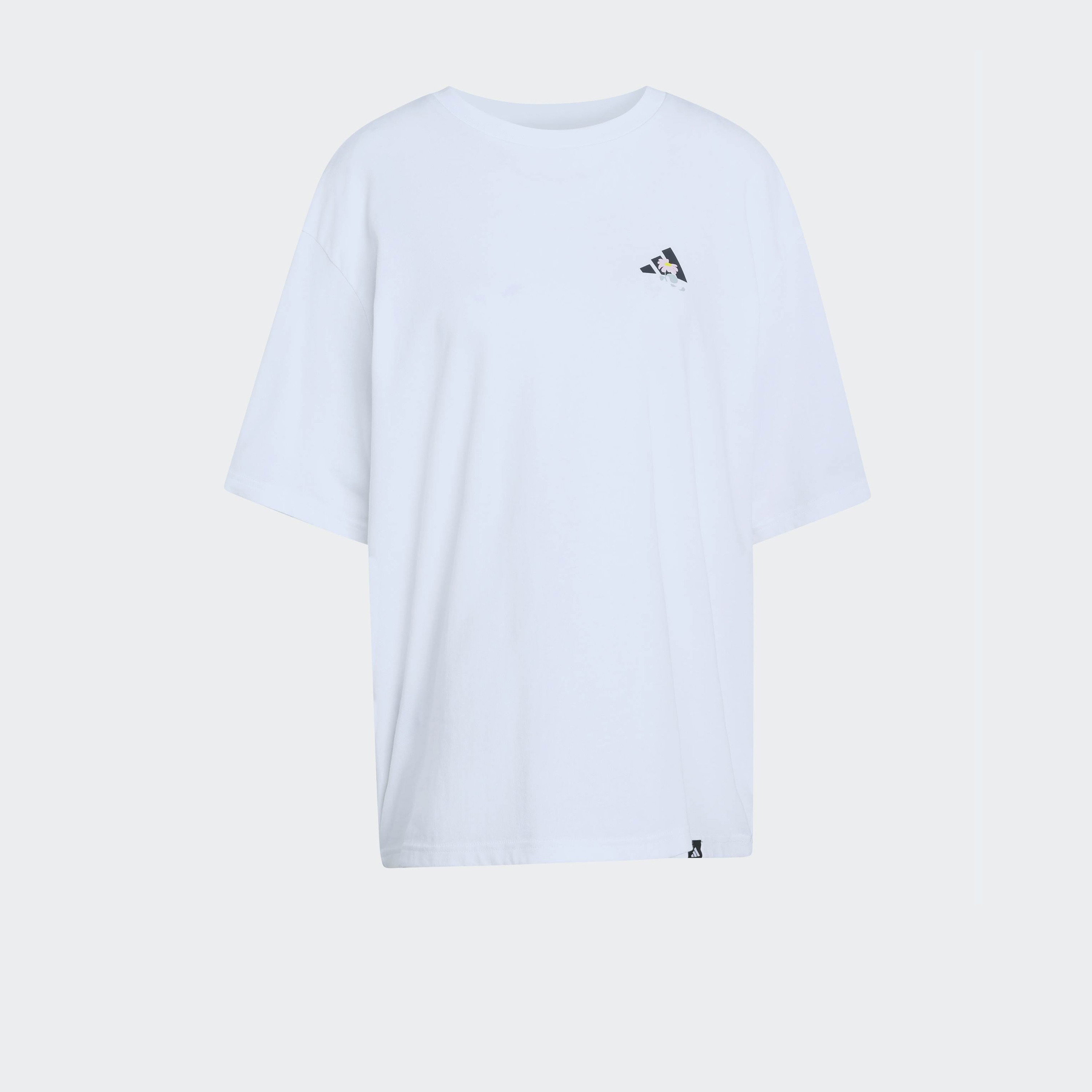 اديداس - تيشيرت نسائي بأكمام قصيرة وطبعة كبيرة الحجم وجوانب ناعمة-women-clothing-tshirts-image-6