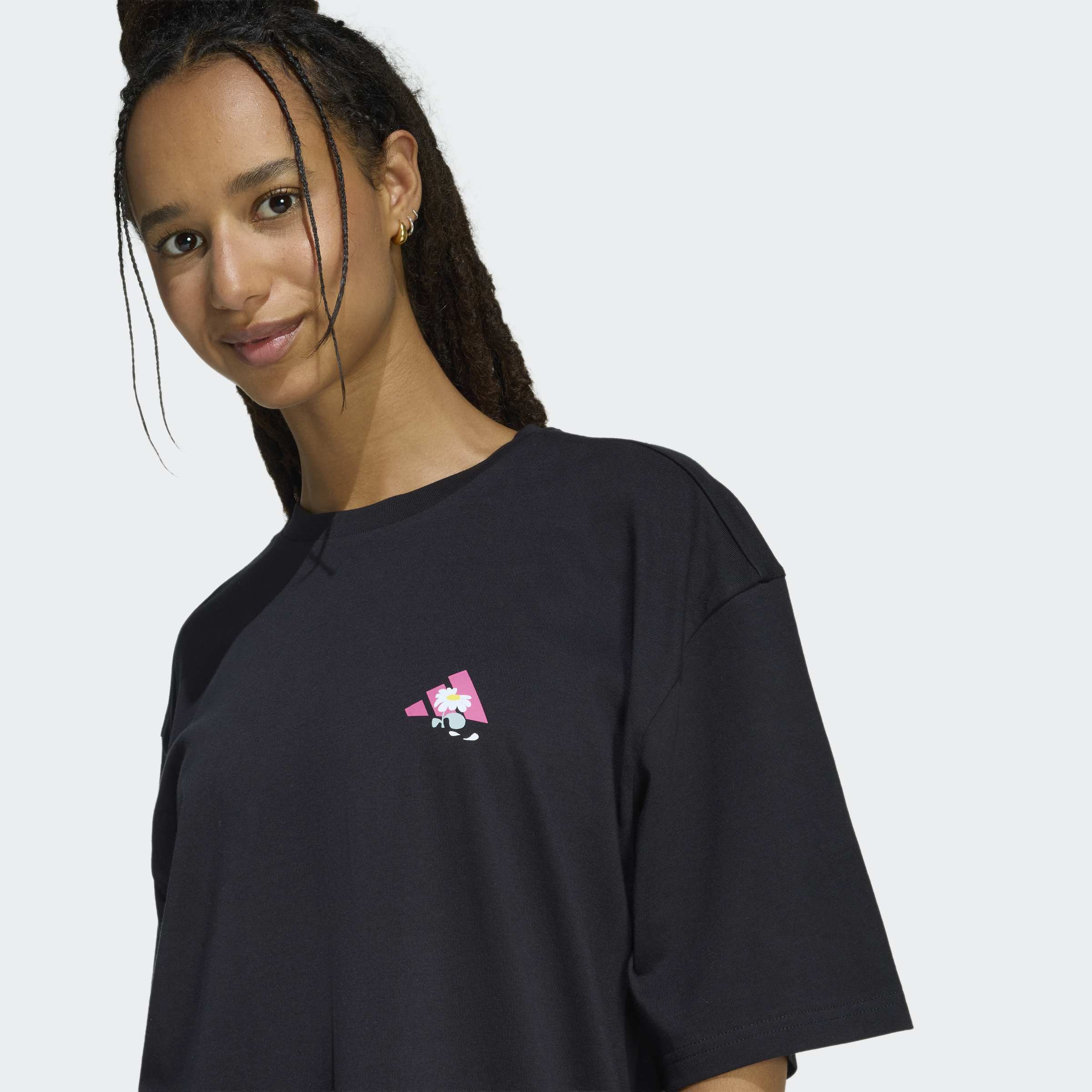 adidas Women Soft Side Oversized Graphic Short Sleeve T-Shirt-women-clothing-tshirts-image-4