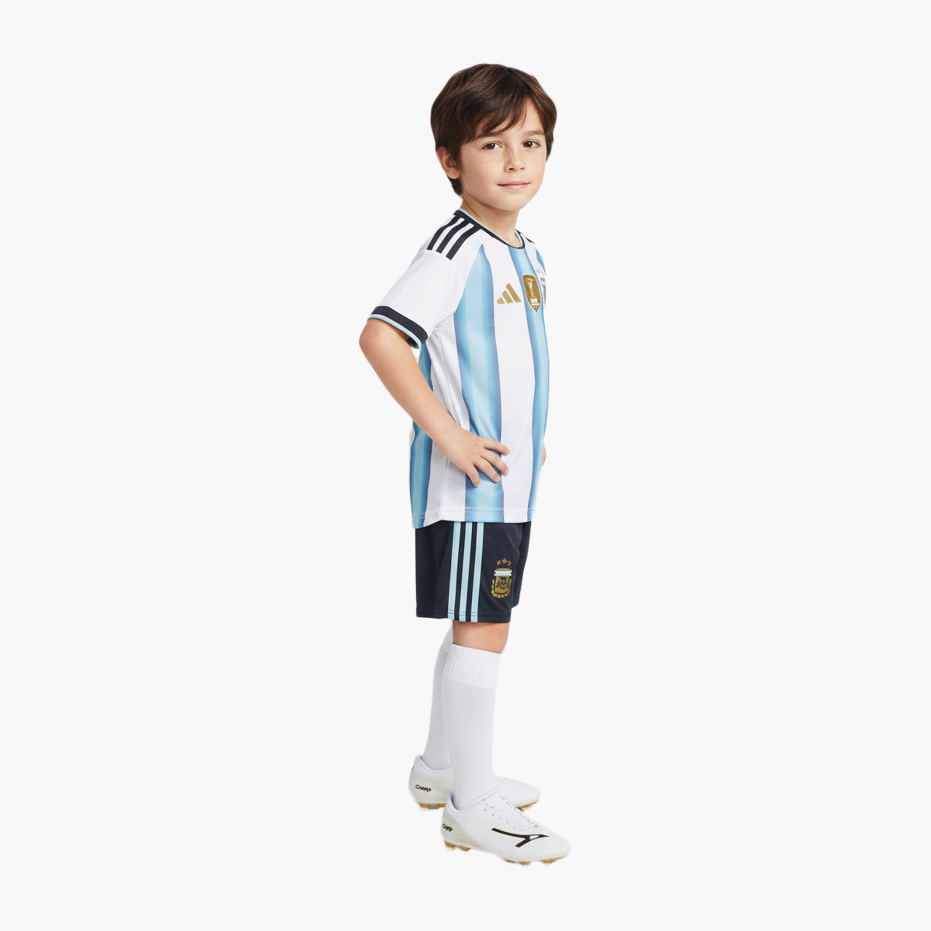 adidas Boys Argentina 26 Home Short-Sleeve Minikit-sports-gear-football-clothing-sets-image-4