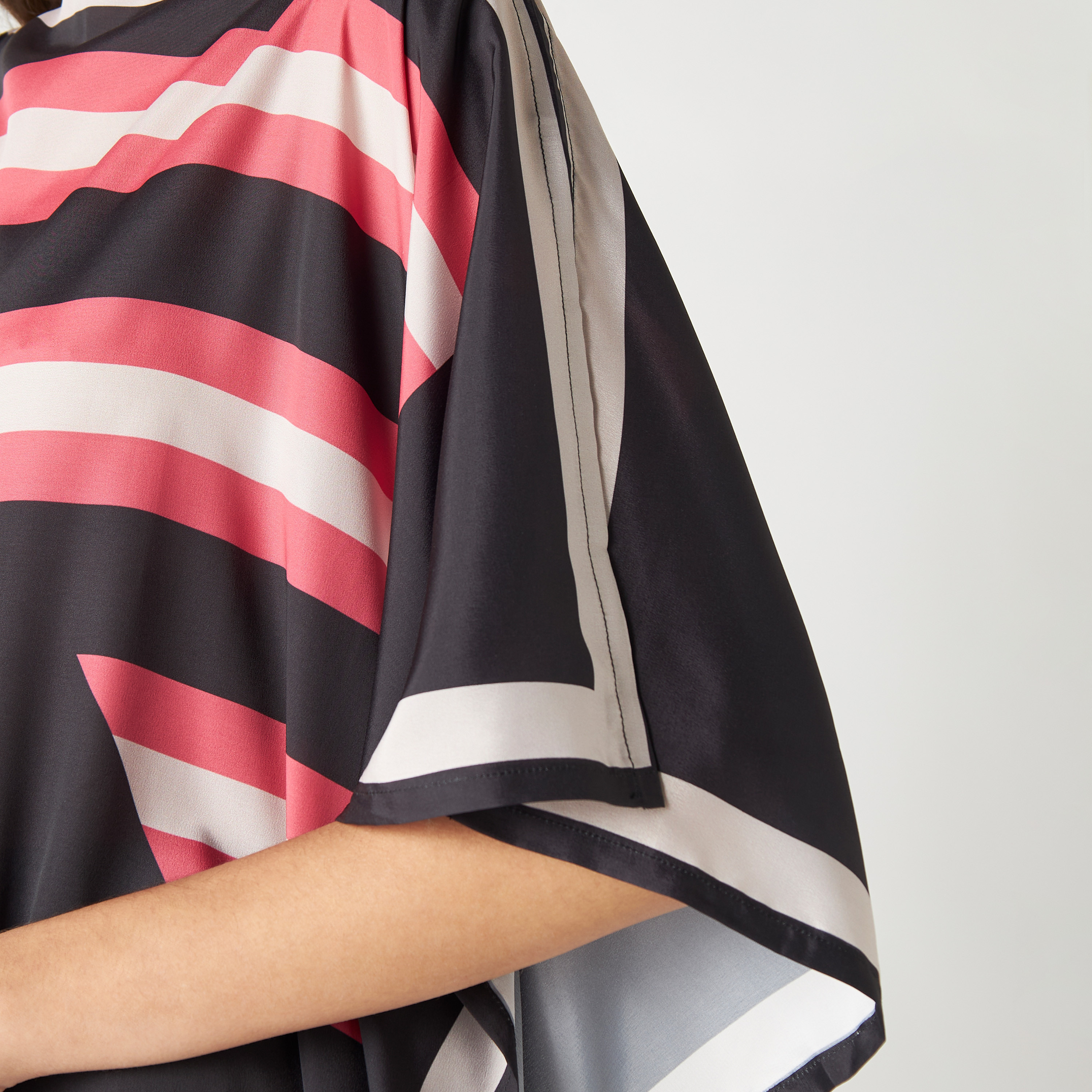 FYOR Striped Kaftan Dress-women-arabicclothing-kaftan-image-4