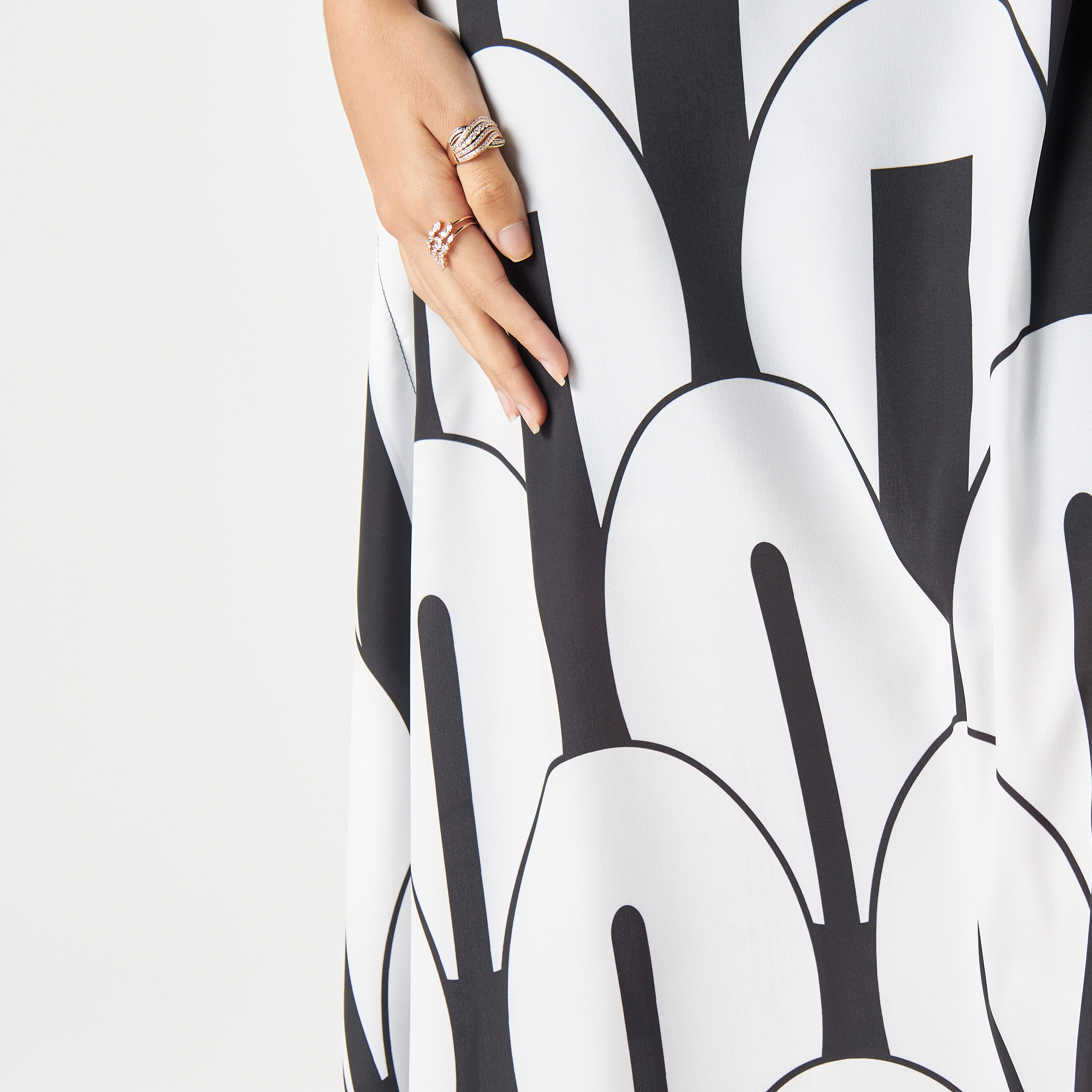 فستان قفطان بياقة قارب وطبعات من فيور-women-arabicclothing-kaftan-image-5