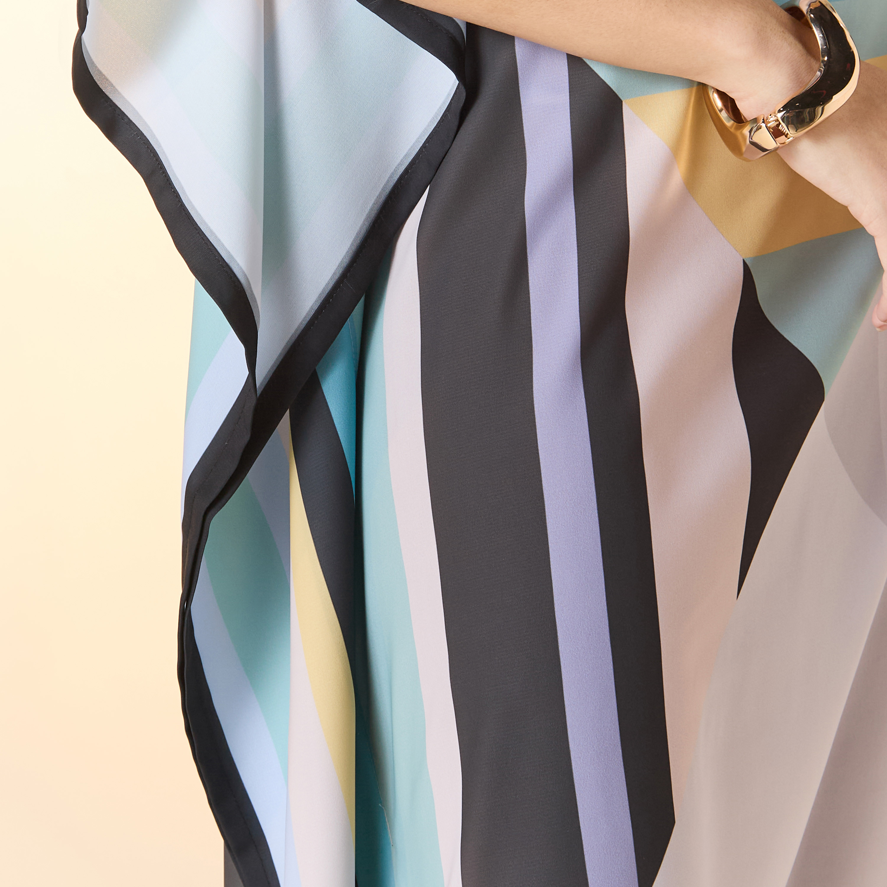 FYOR Striped Boat Neck Maxi Kaftan Dress-women-clothing-dresses-image-5